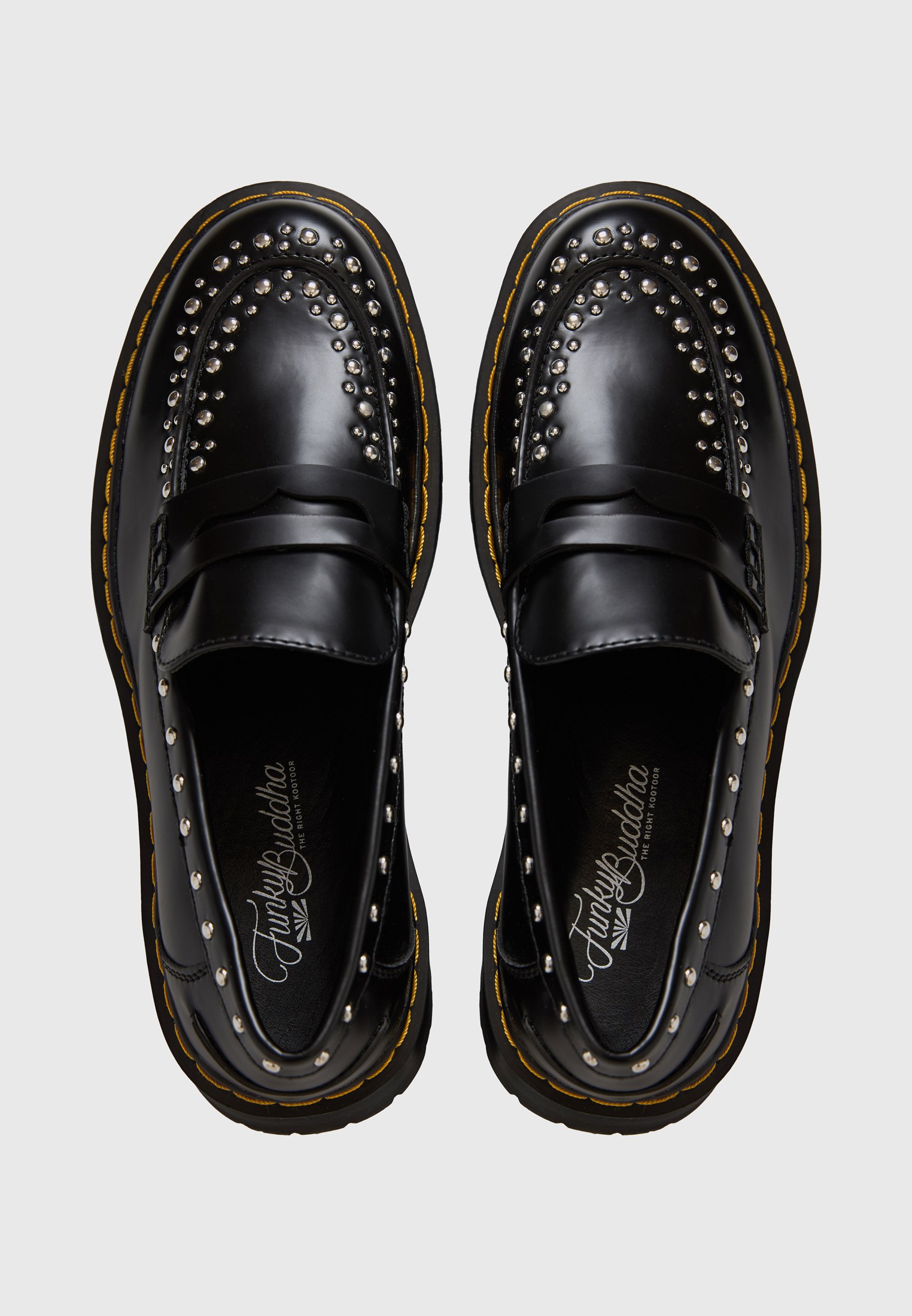 Women's Loafers Funky Buddha Black