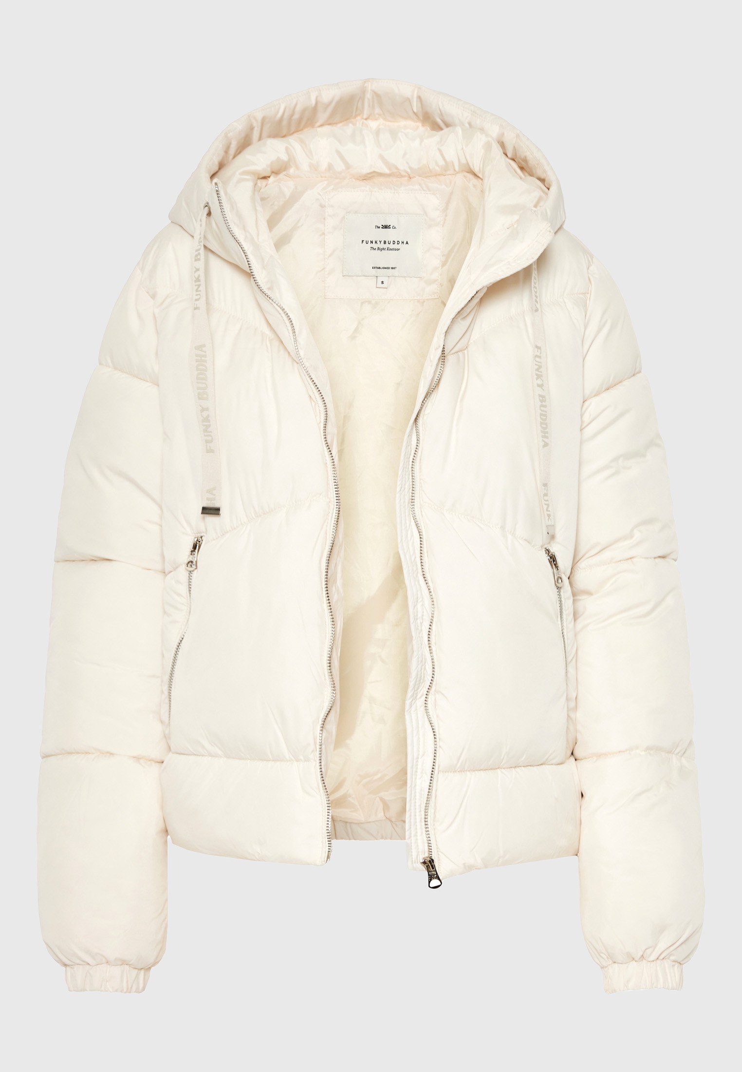 Women's Jackets Funky Buddha White
