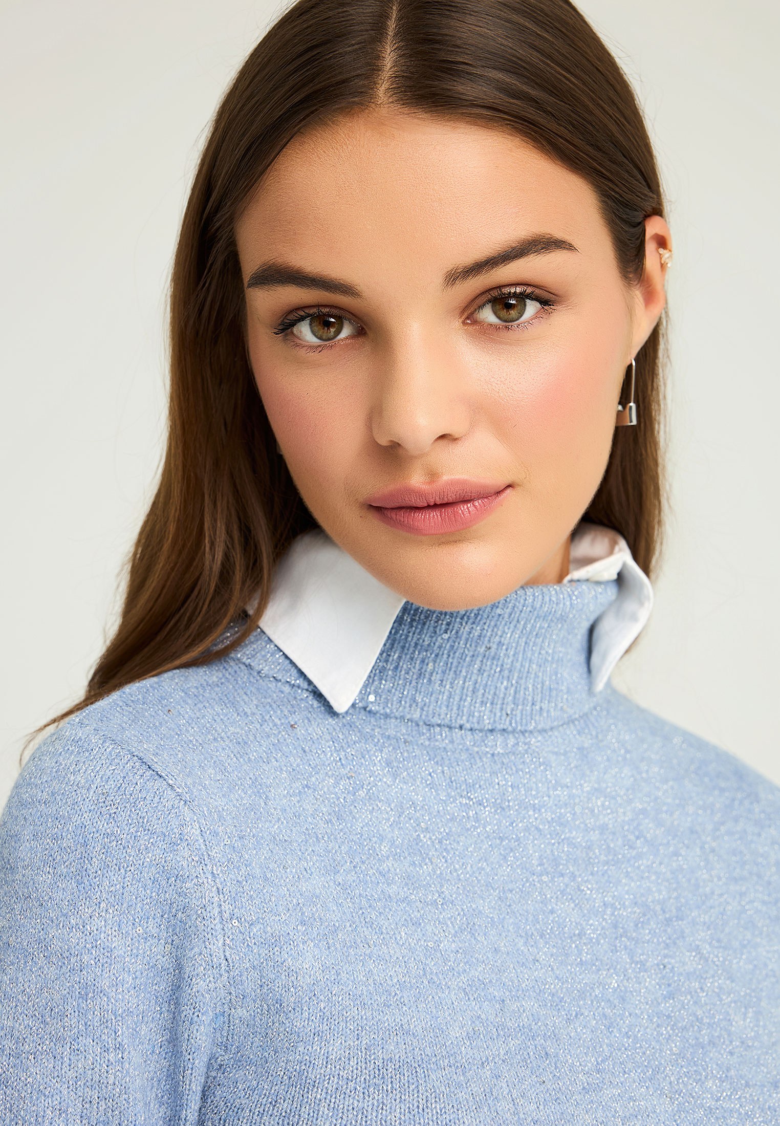 Women's Knitwear Funky Buddha Blue