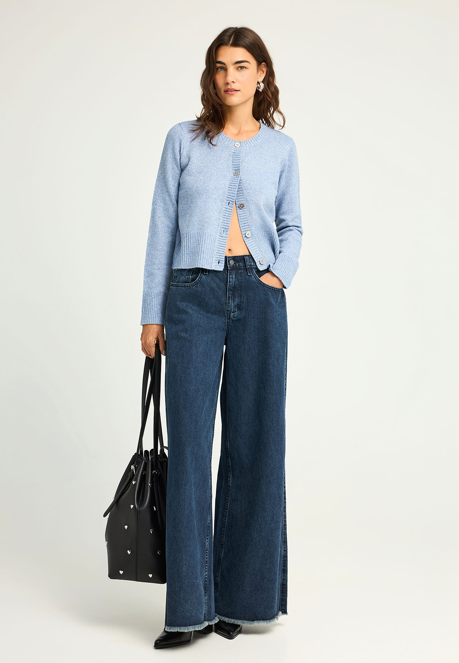 Women's Knitwear Funky Buddha Blue