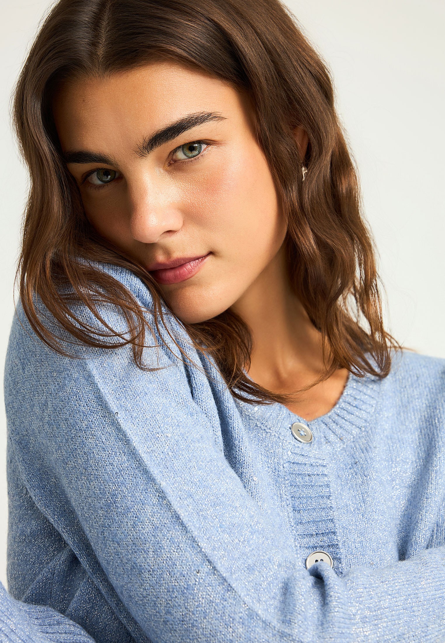 Women's Knitwear Funky Buddha Blue