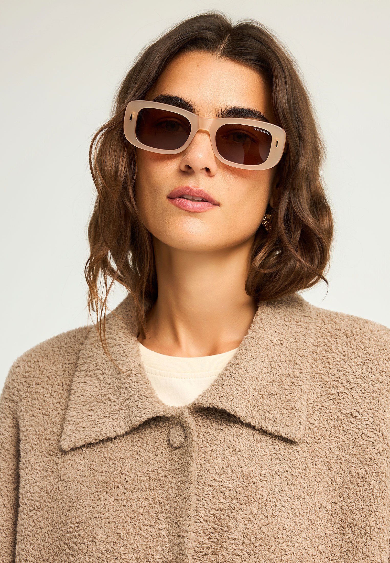 Women's Knitwear Funky Buddha Beige