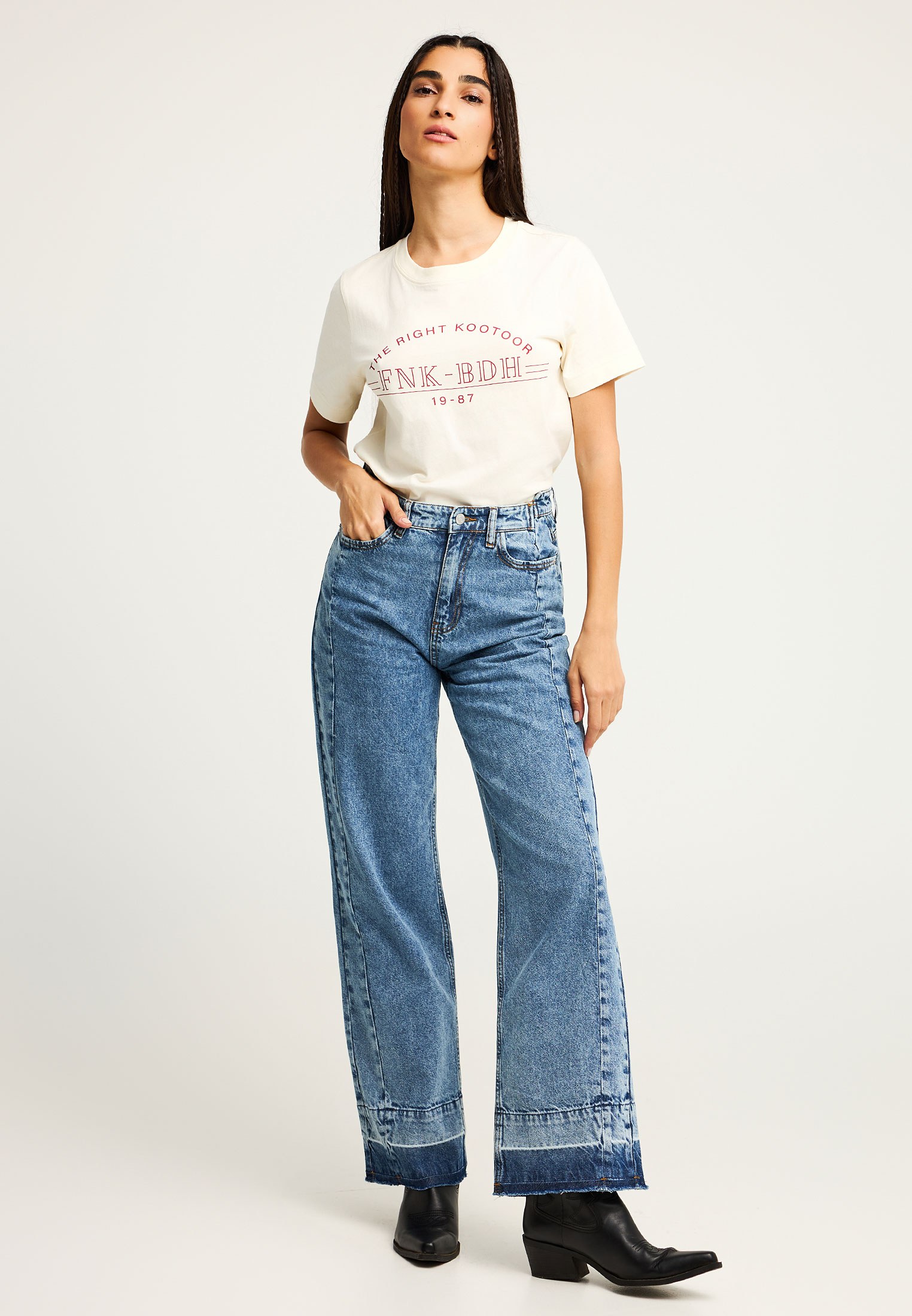 Women's Shirts Funky Buddha White