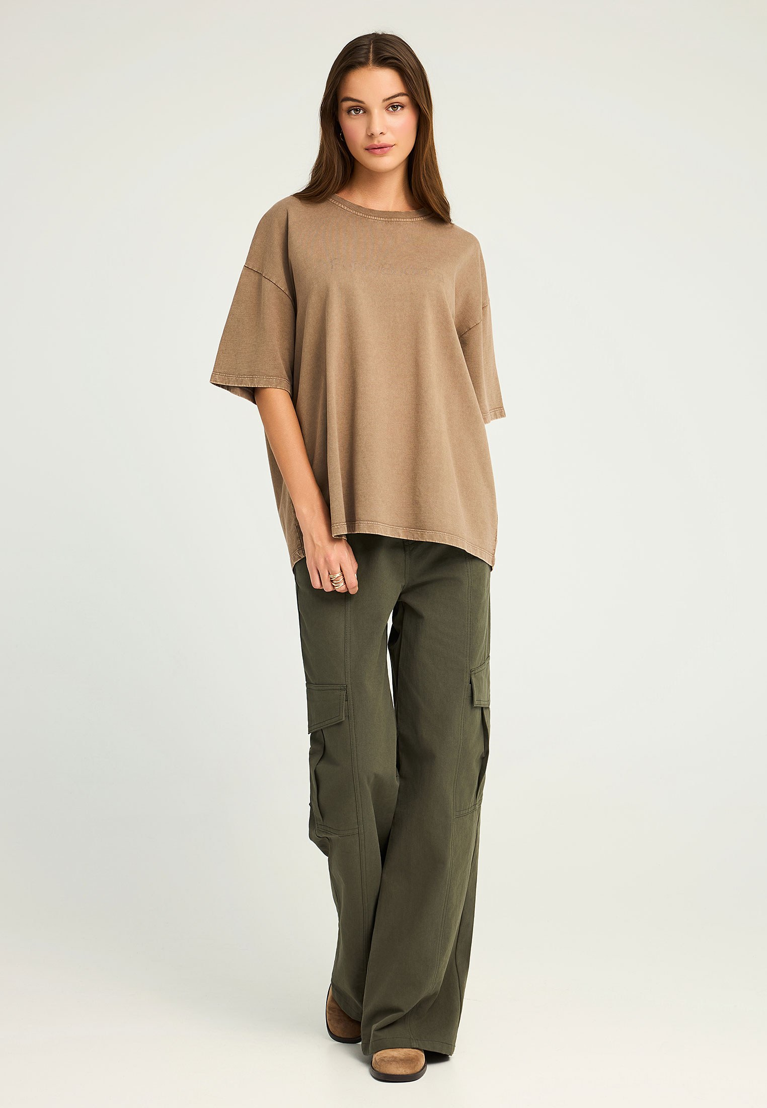 Women's Shirts Funky Buddha Brown