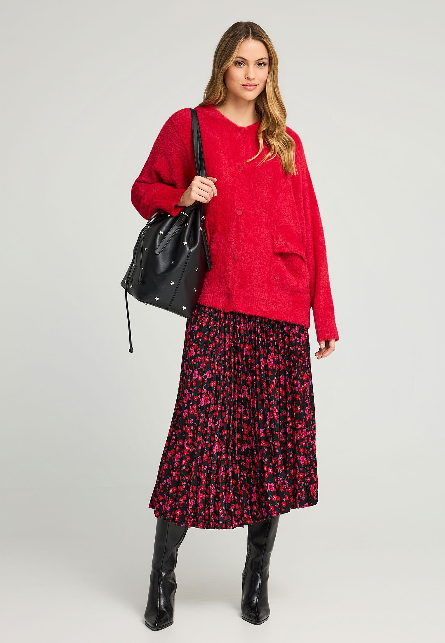 Women's Knitwear Funky Buddha Red