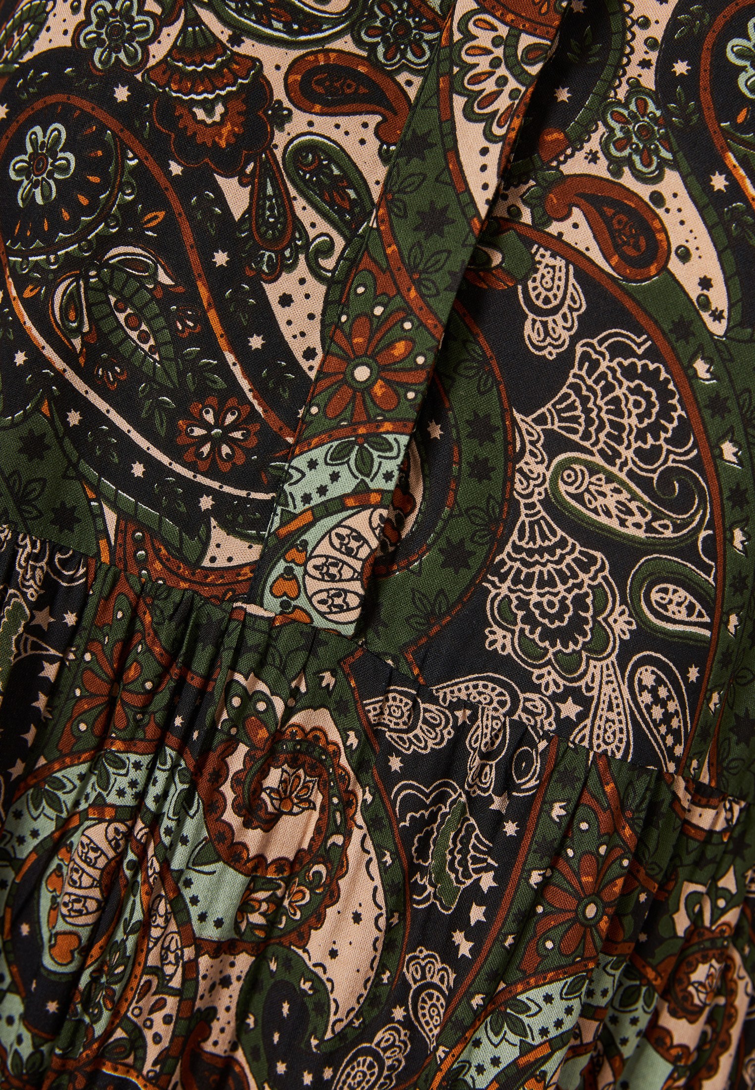 All over printed midi φόρεμα φωτογραφία