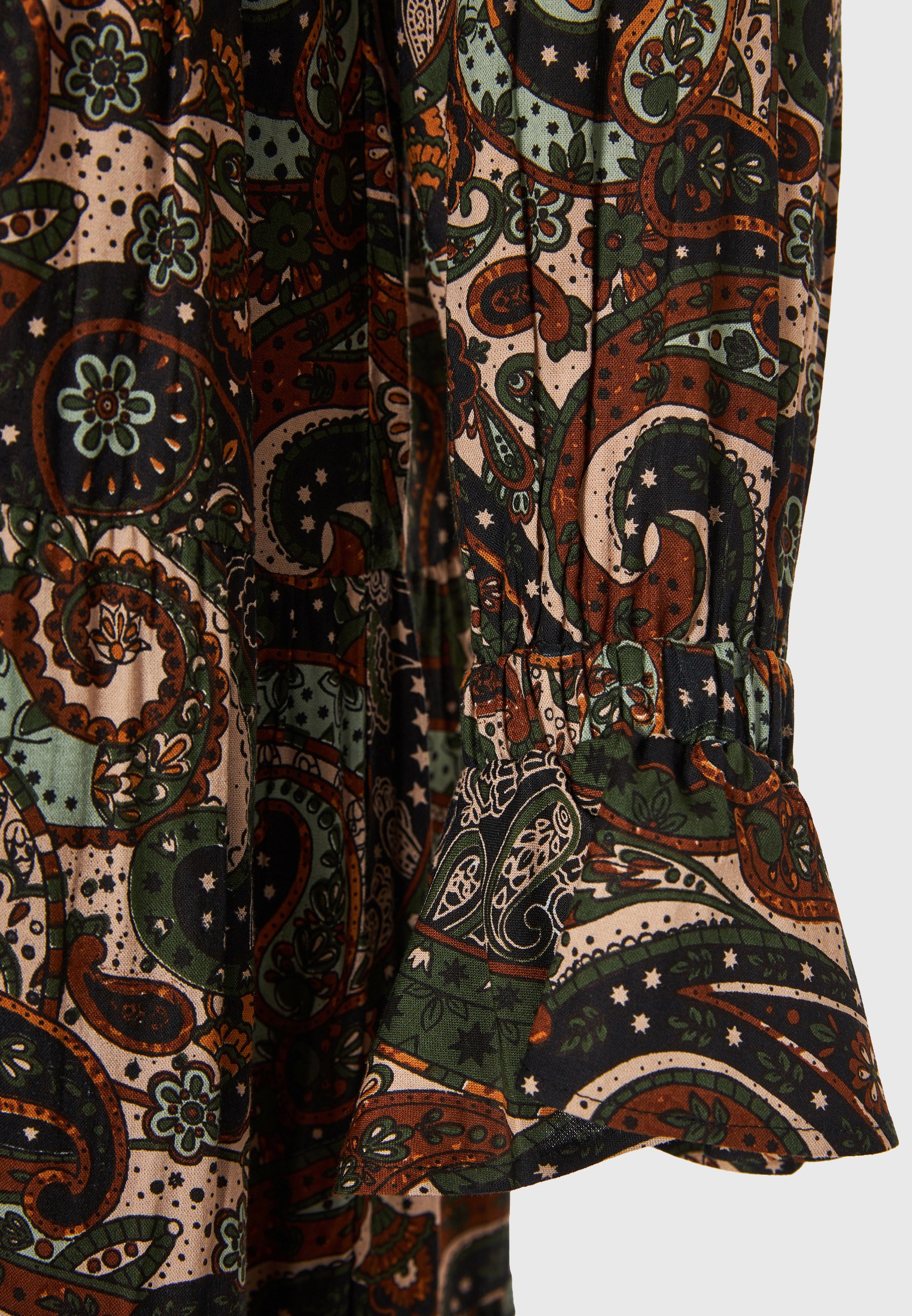 All over printed midi φόρεμα φωτογραφία