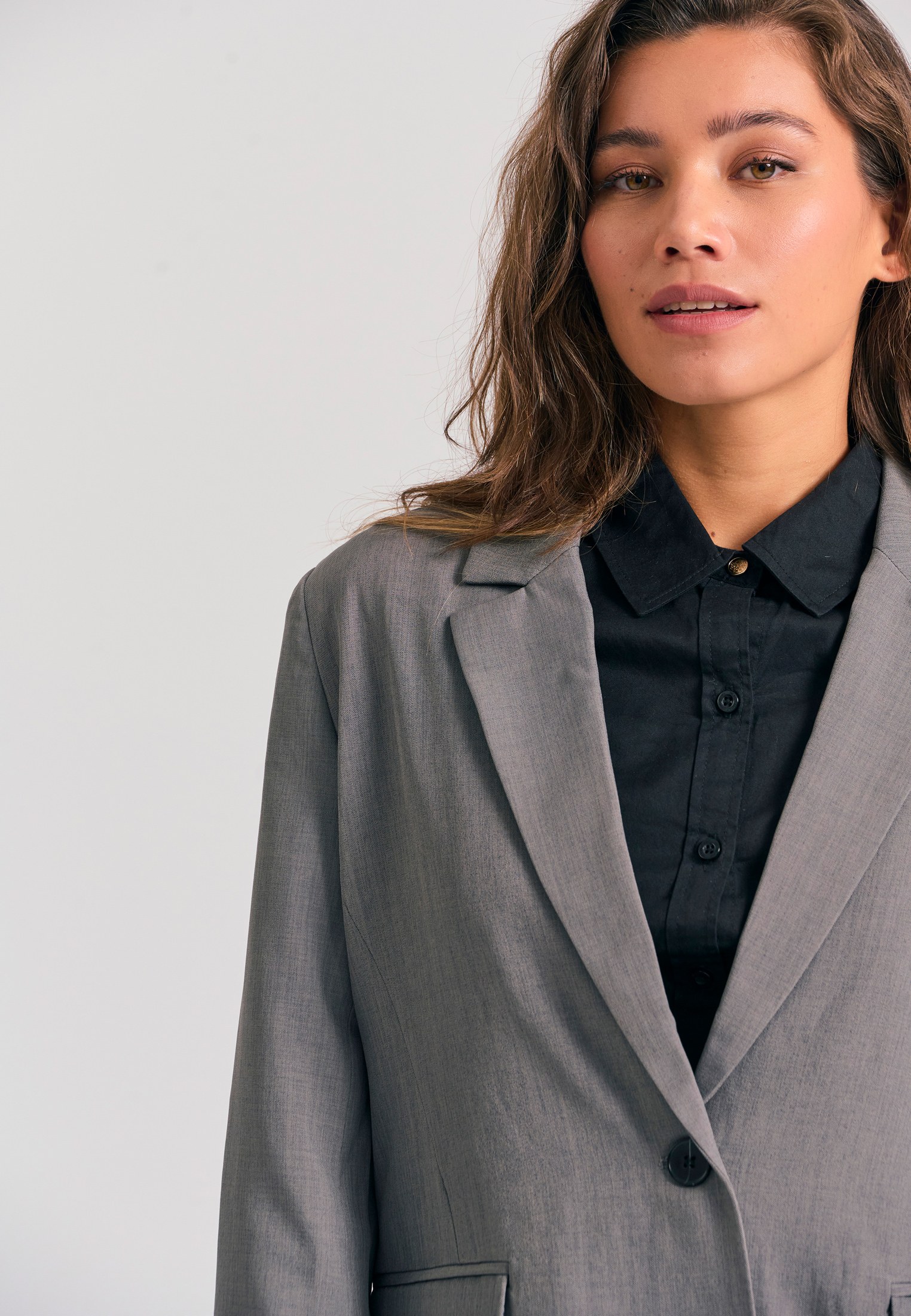 Women's Jackets Funky Buddha Gray