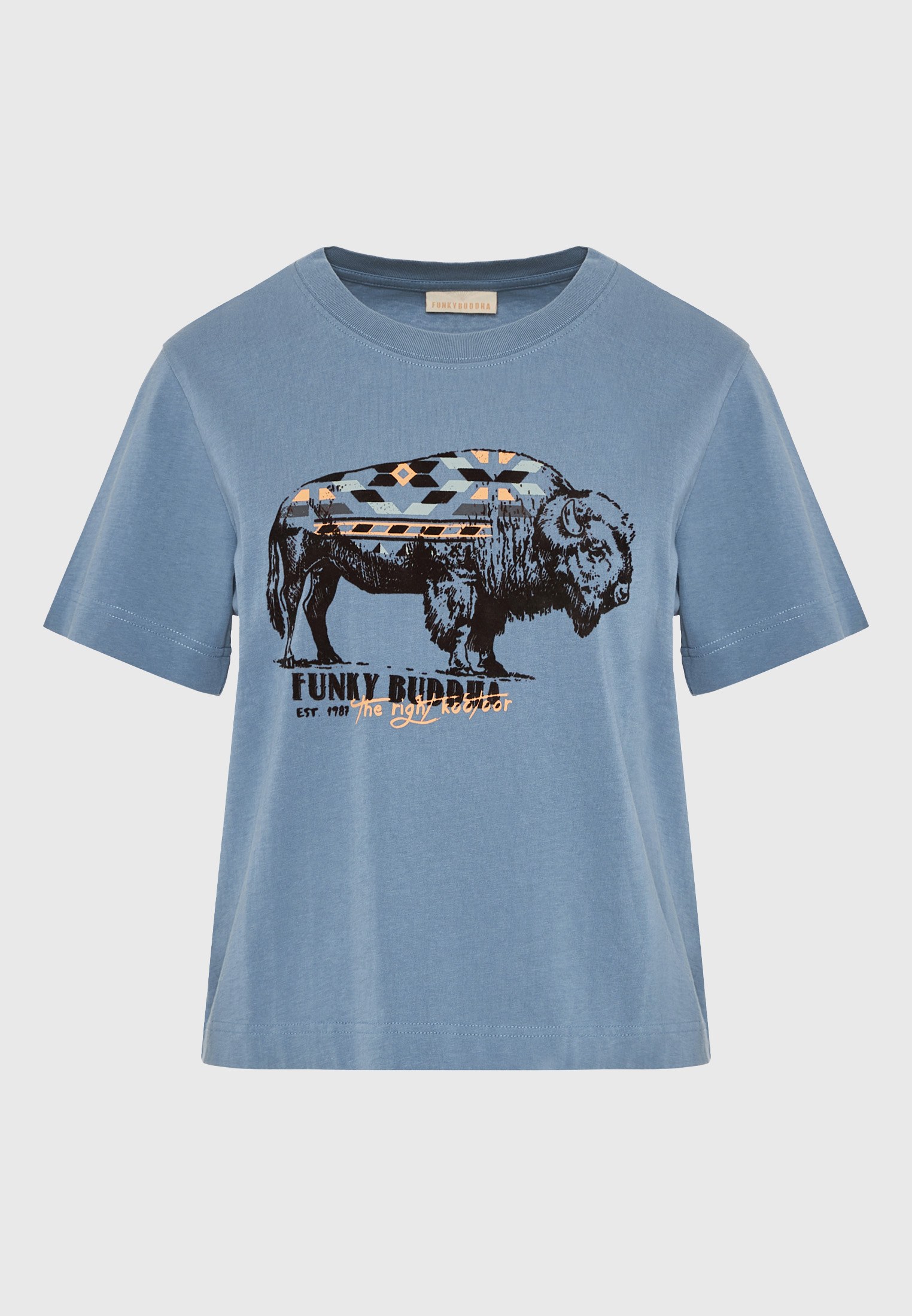 Women's Shirts Funky Buddha Blue