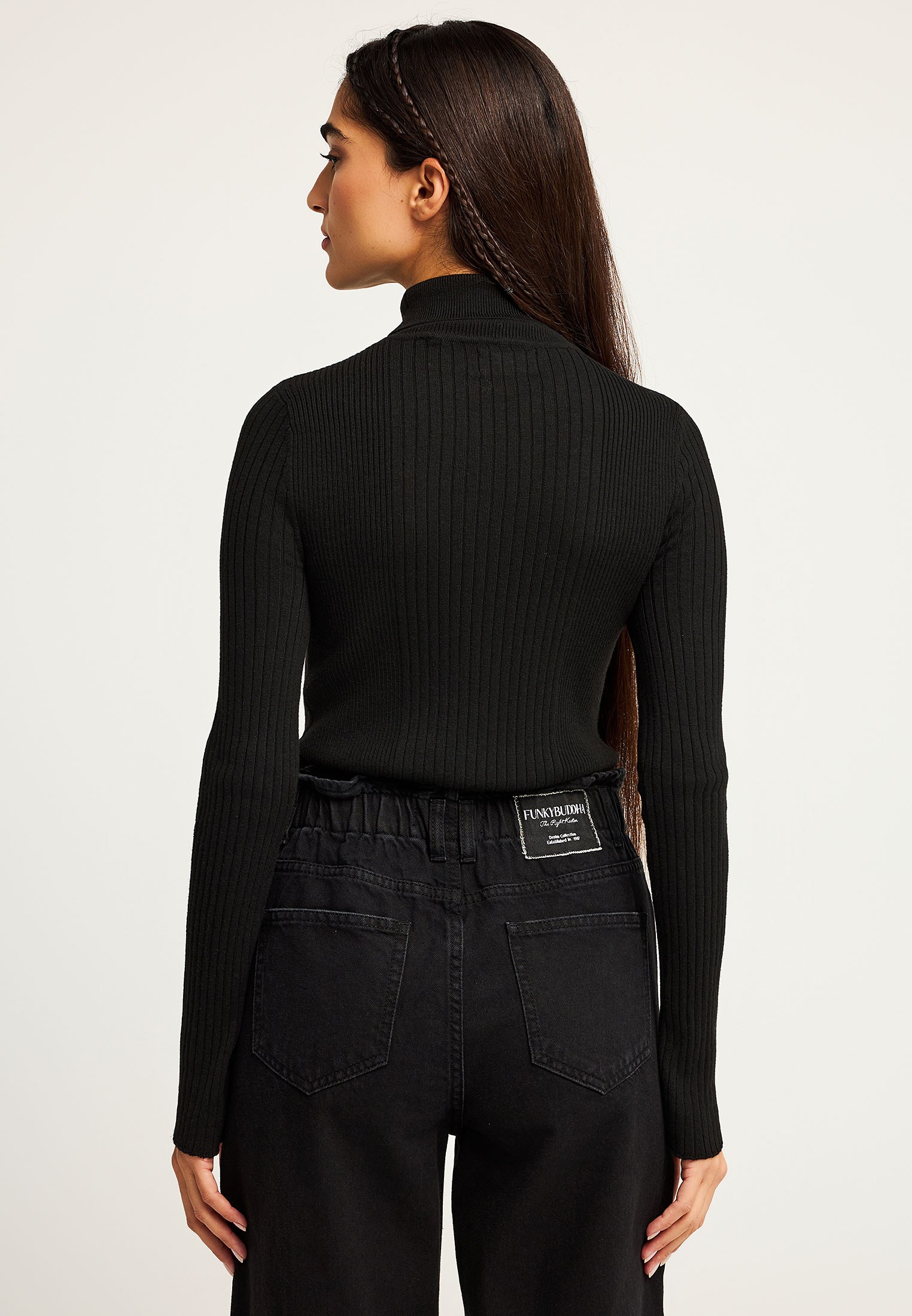 Women's Knitwear Funky Buddha Black