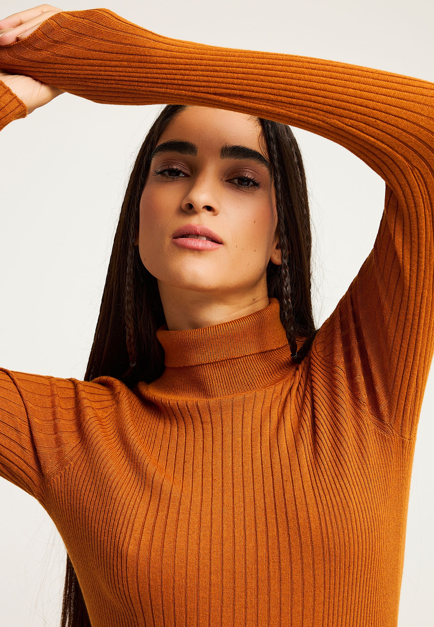 Women's Knitwear Funky Buddha Orange