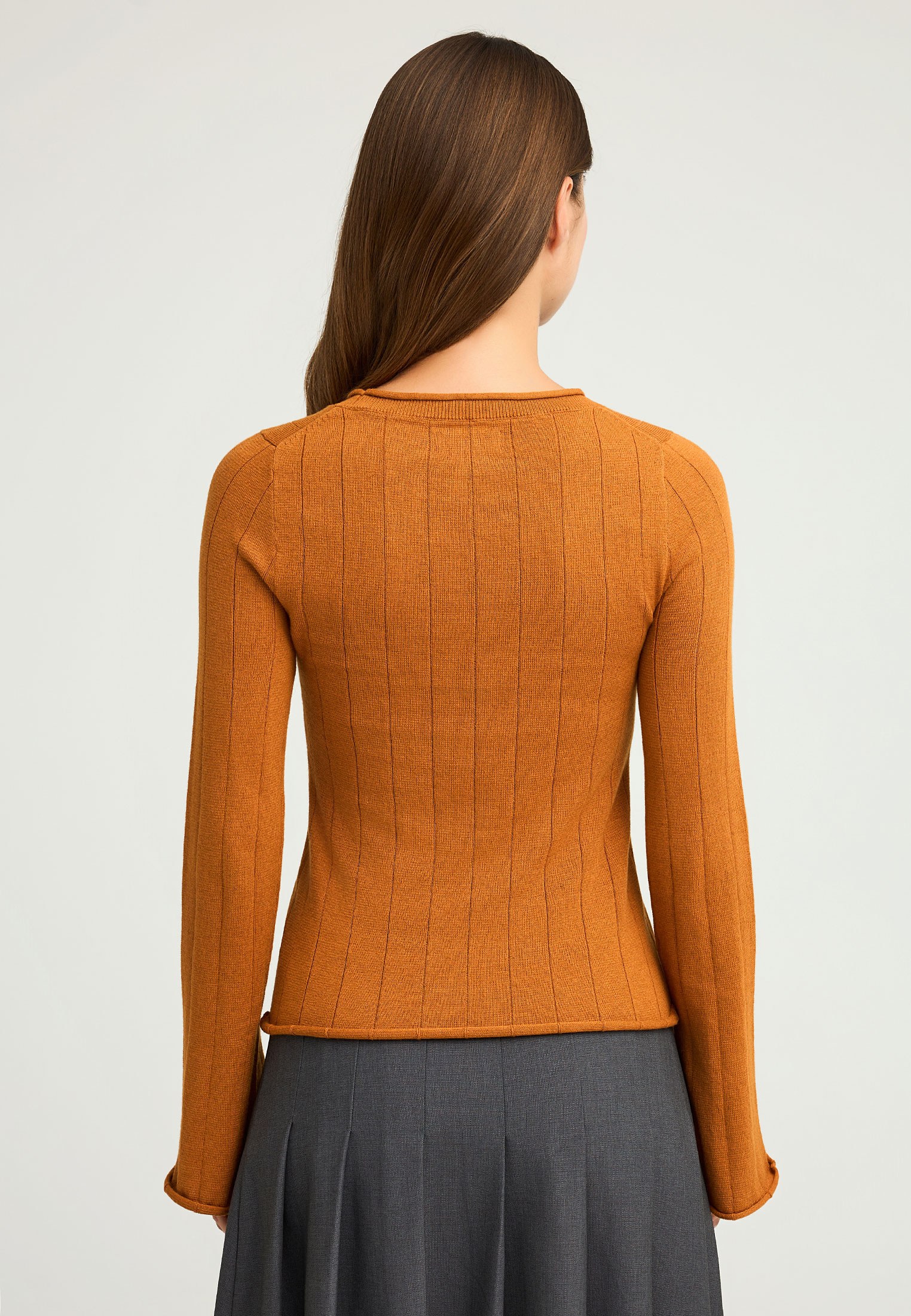 Women's Knitwear Funky Buddha Orange