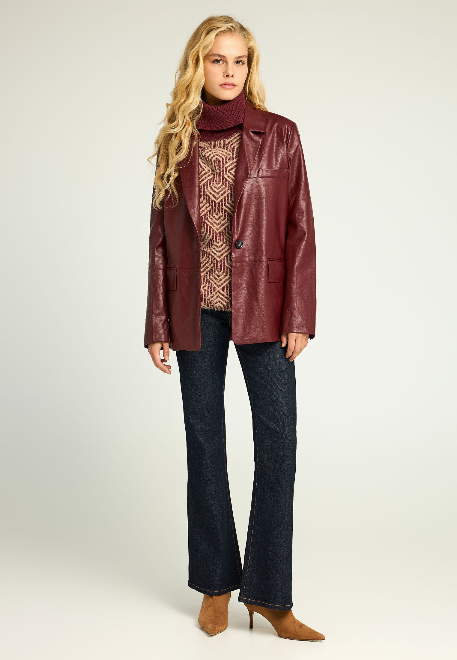 Women's Jackets Funky Buddha Bordeaux