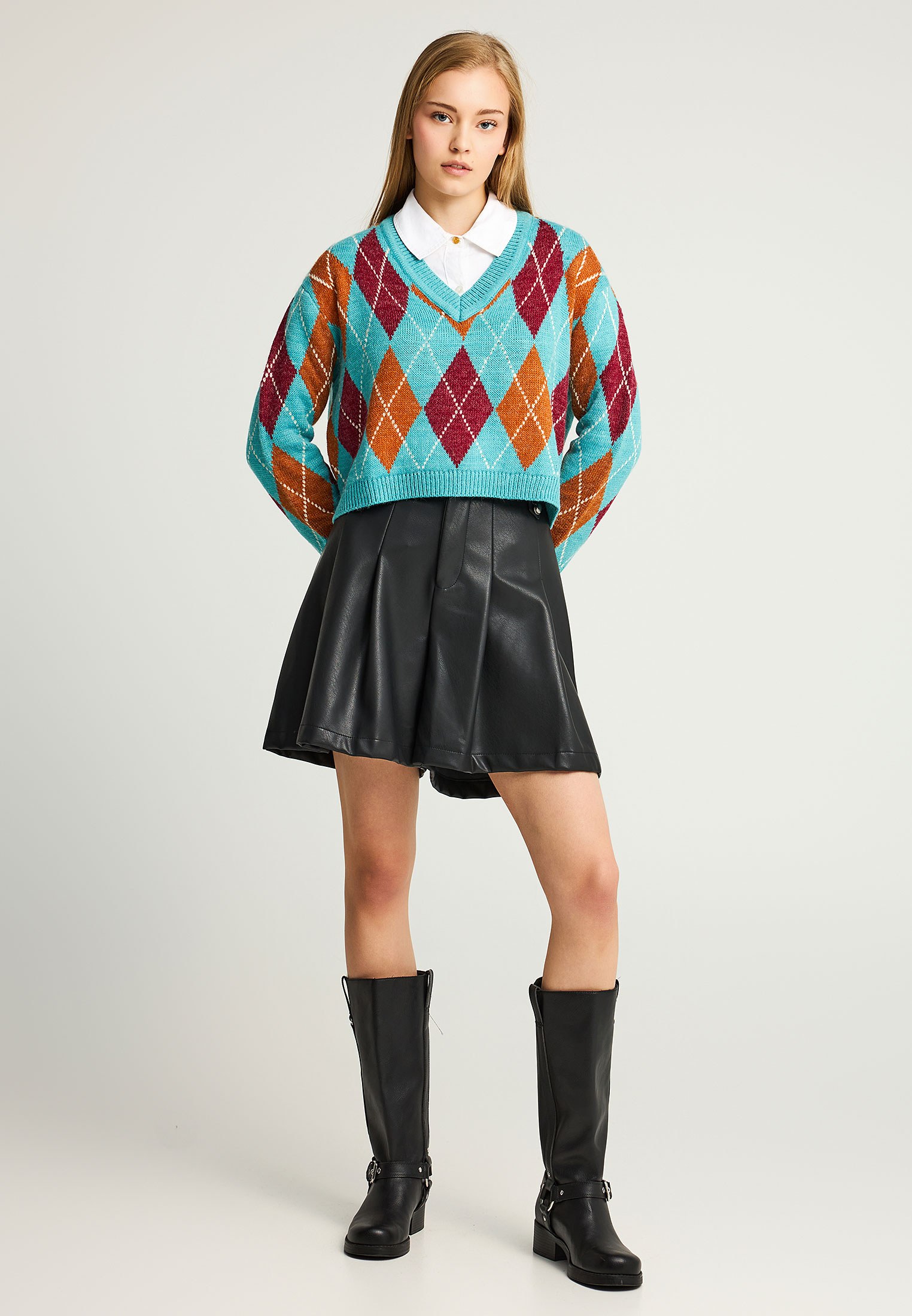 Women's Knitwear Funky Buddha Orange