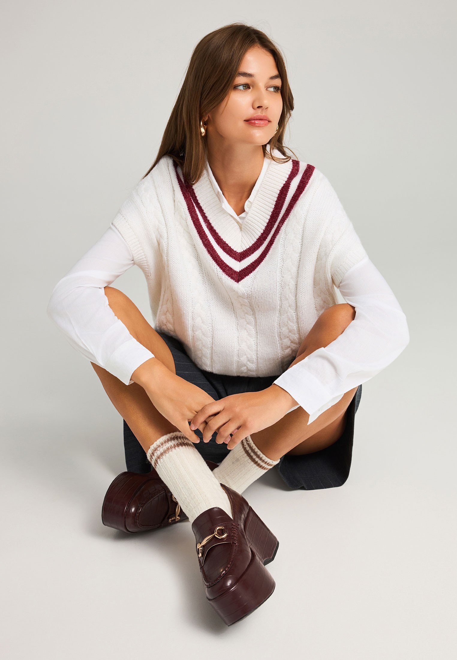 Women's Knitwear Funky Buddha White