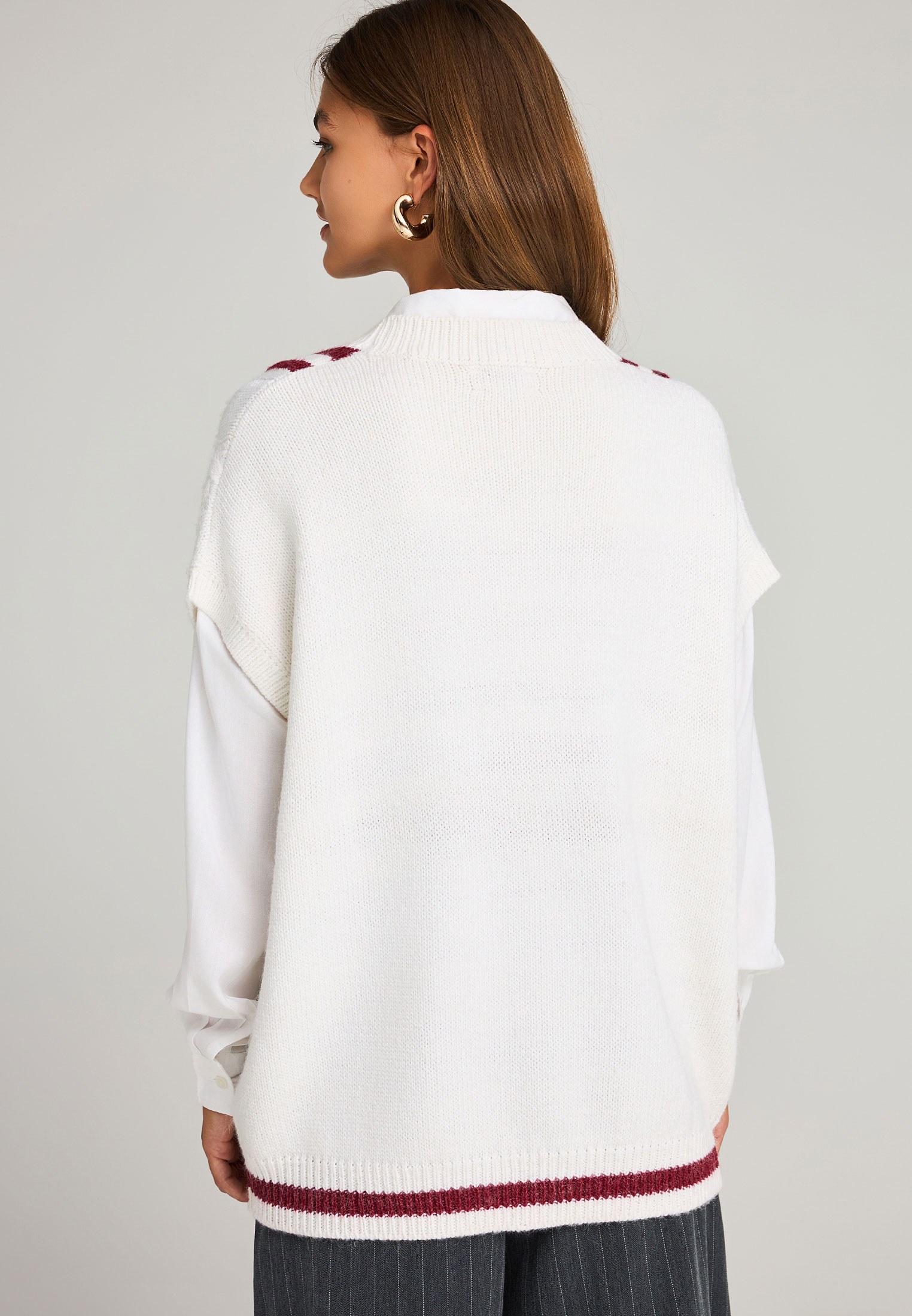 Women's Knitwear Funky Buddha White