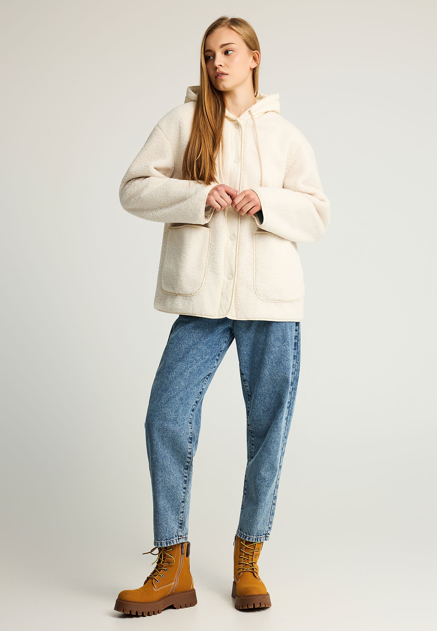 Women's Jackets Funky Buddha White