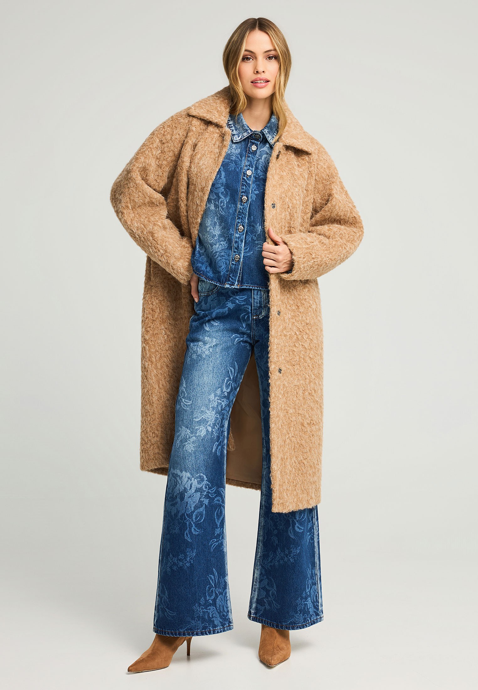 Women's Jackets Funky Buddha Beige