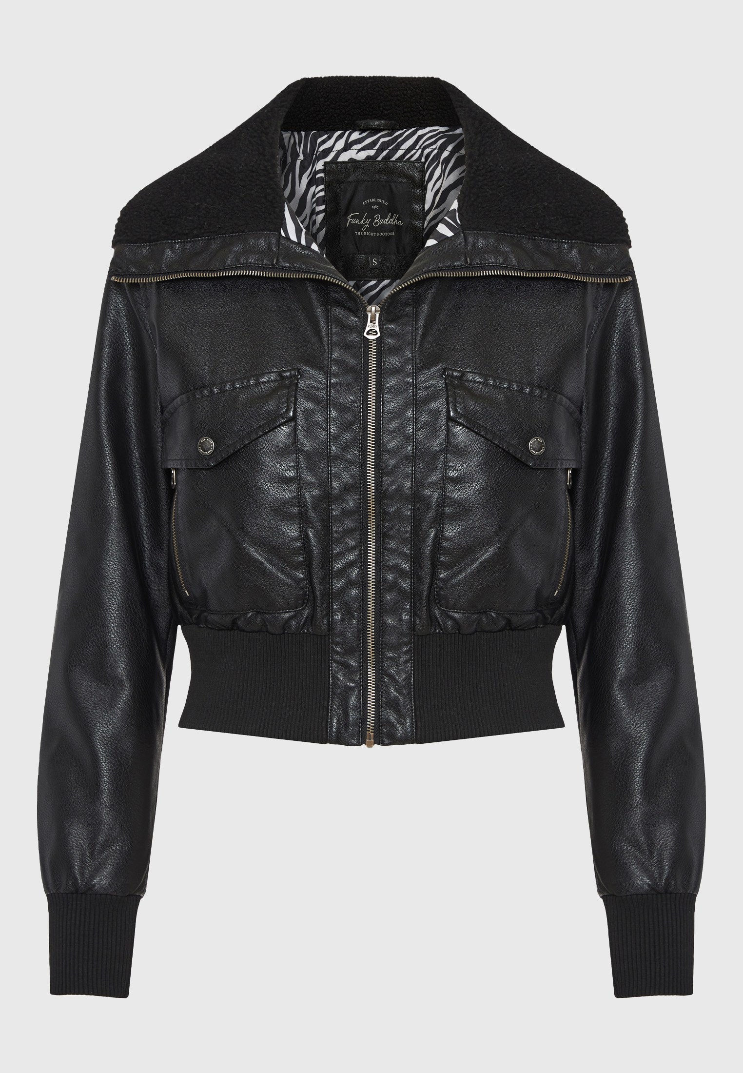 Women's Jackets Funky Buddha Black