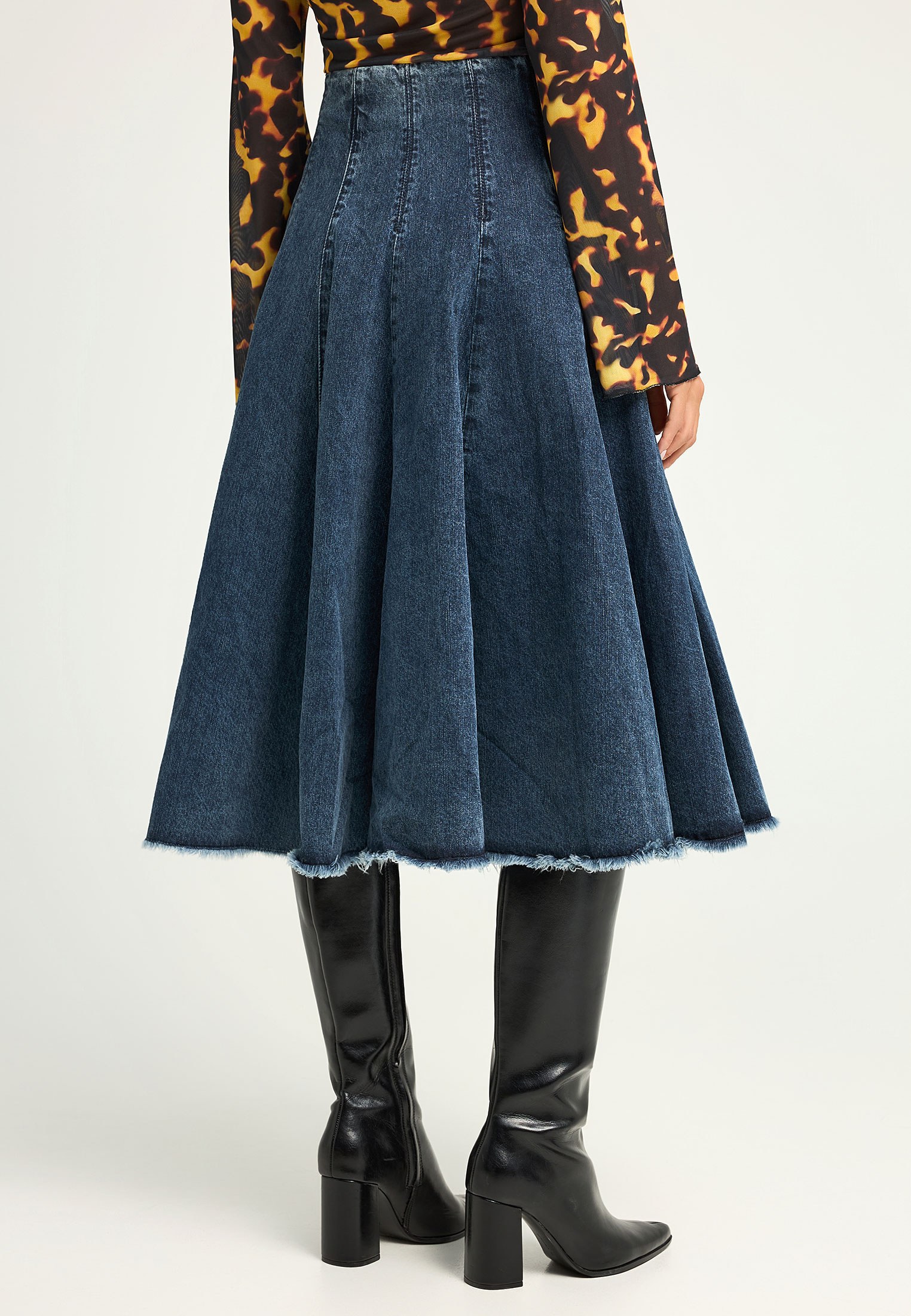 Women's Skirts Funky Buddha Blue