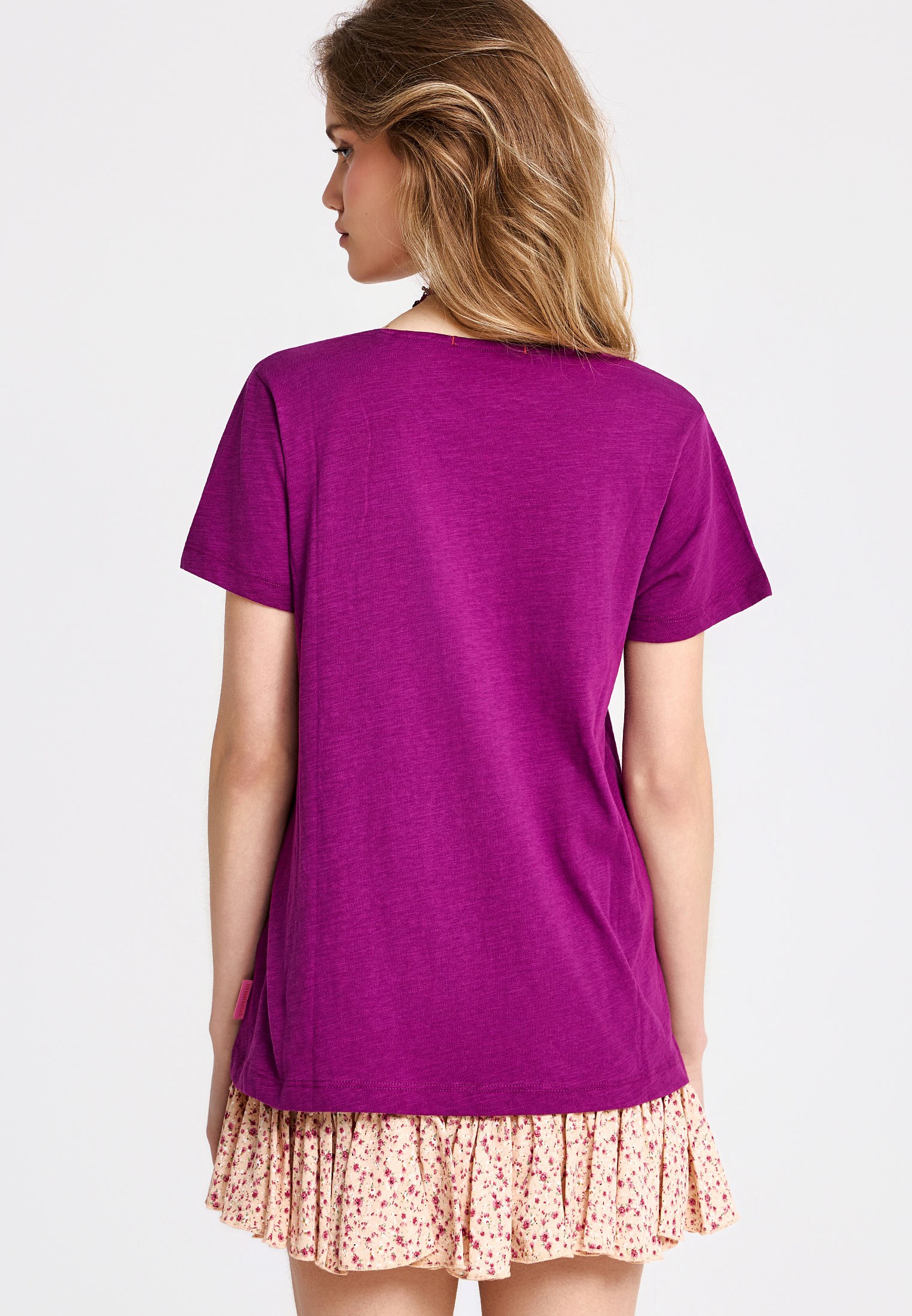 Women's T-Shirts Funky Buddha Purple