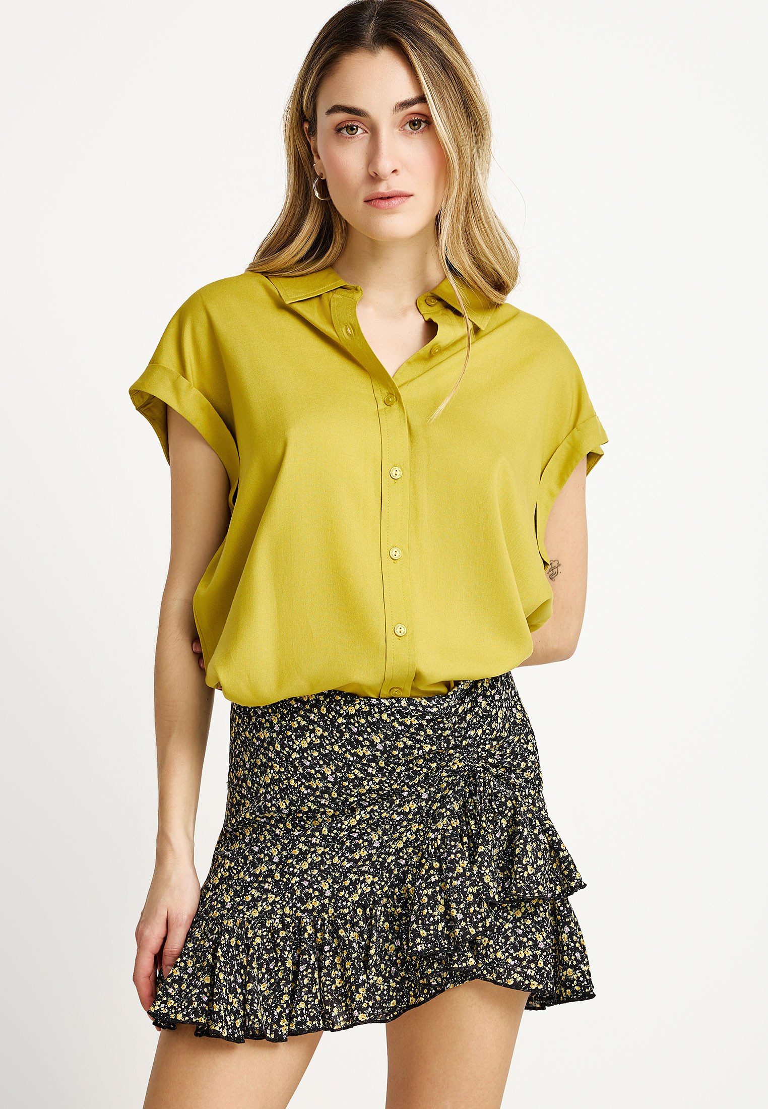 Women's Shirts Funky Buddha Purple