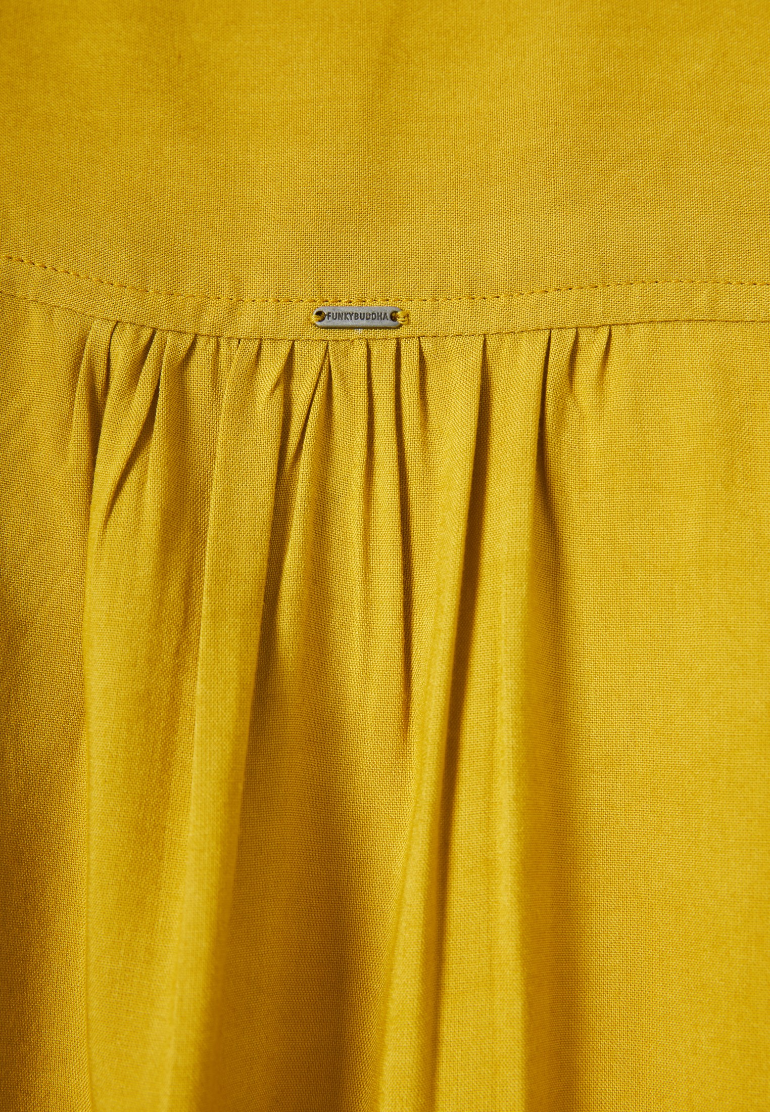 Women's Shirts Funky Buddha Yellow