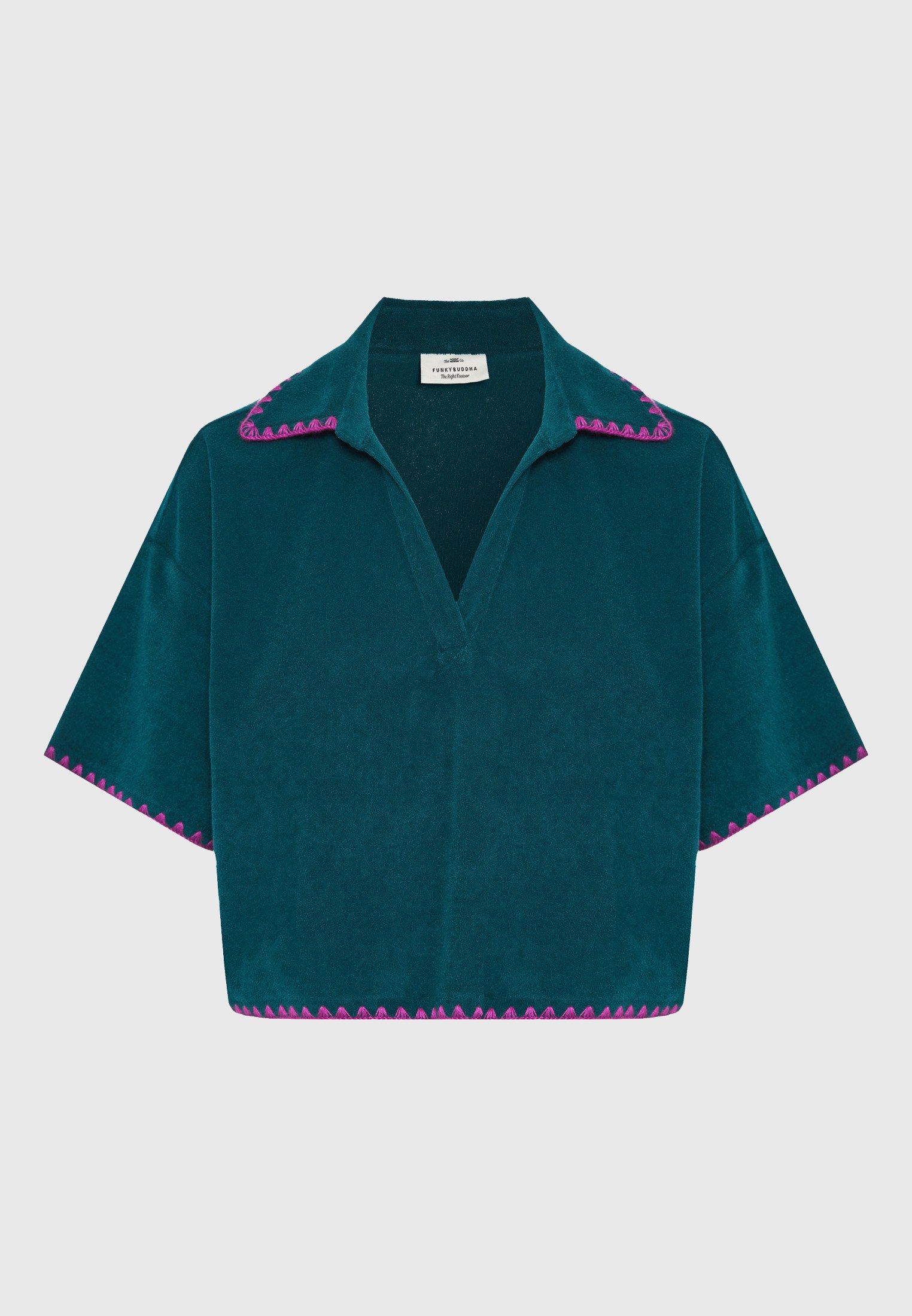 Γυναικεία πετσετέ μπλούζα πόλο