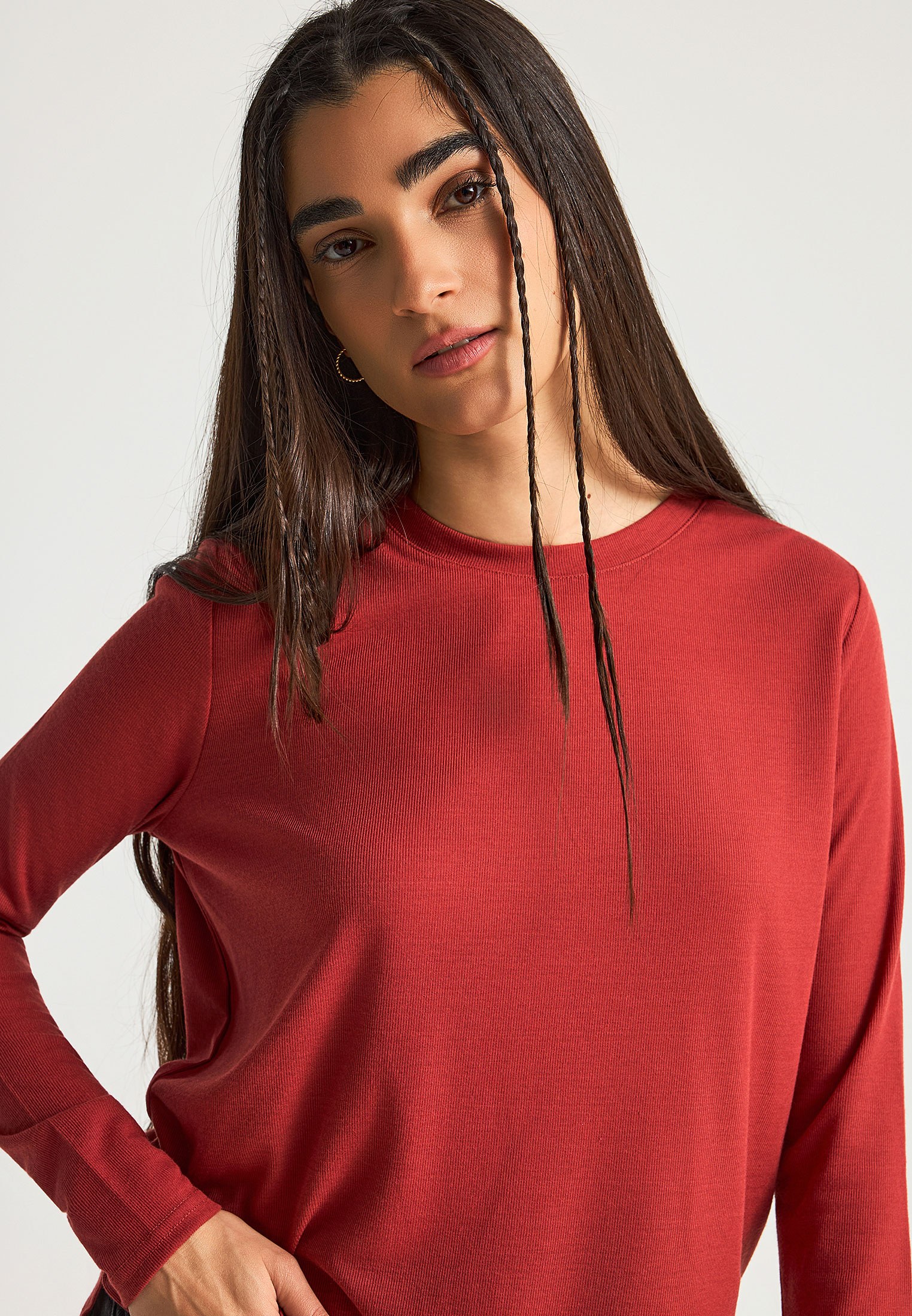 Women's Blouses Funky Buddha Brown