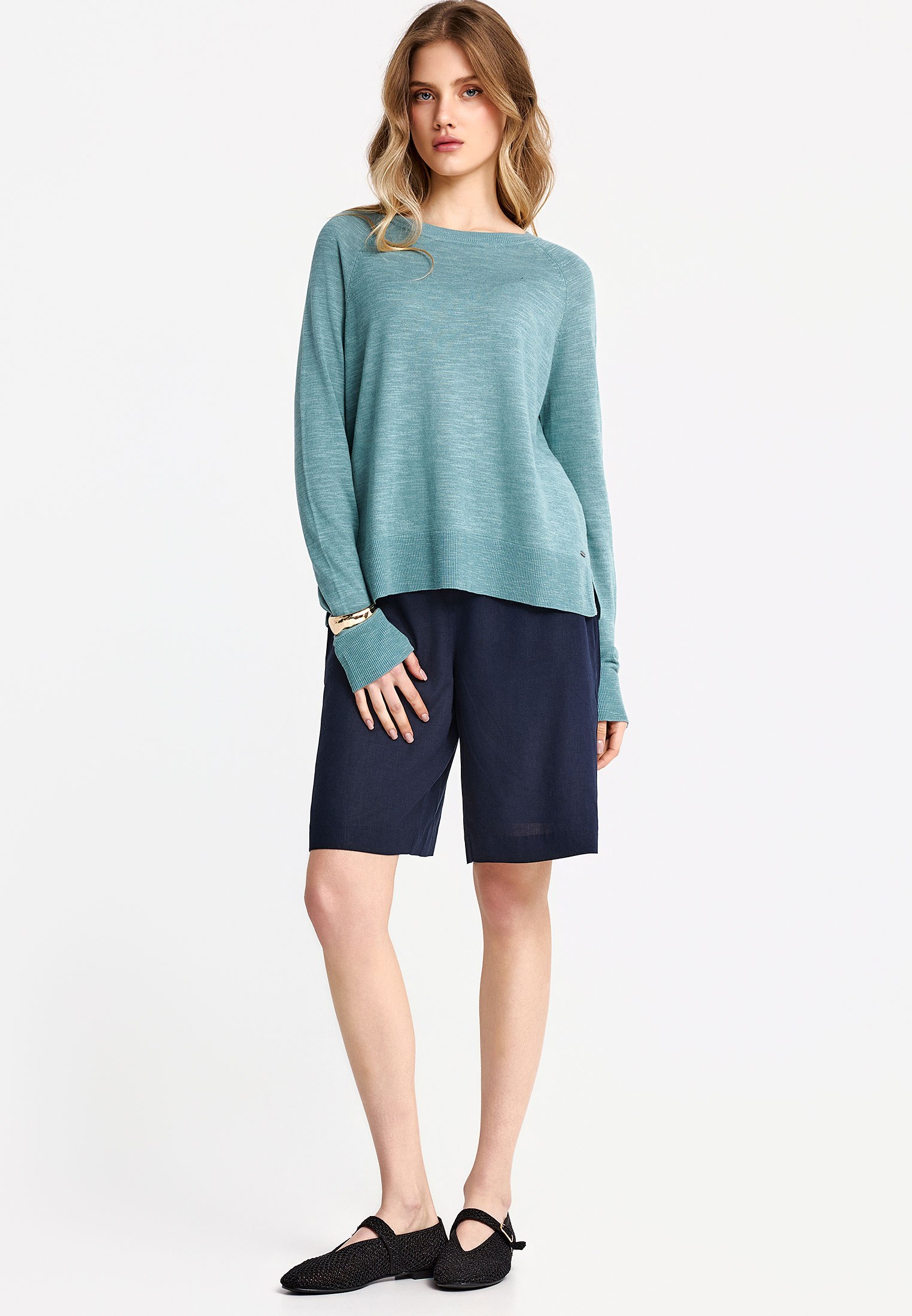 Women's Knitwear Funky Buddha Blue