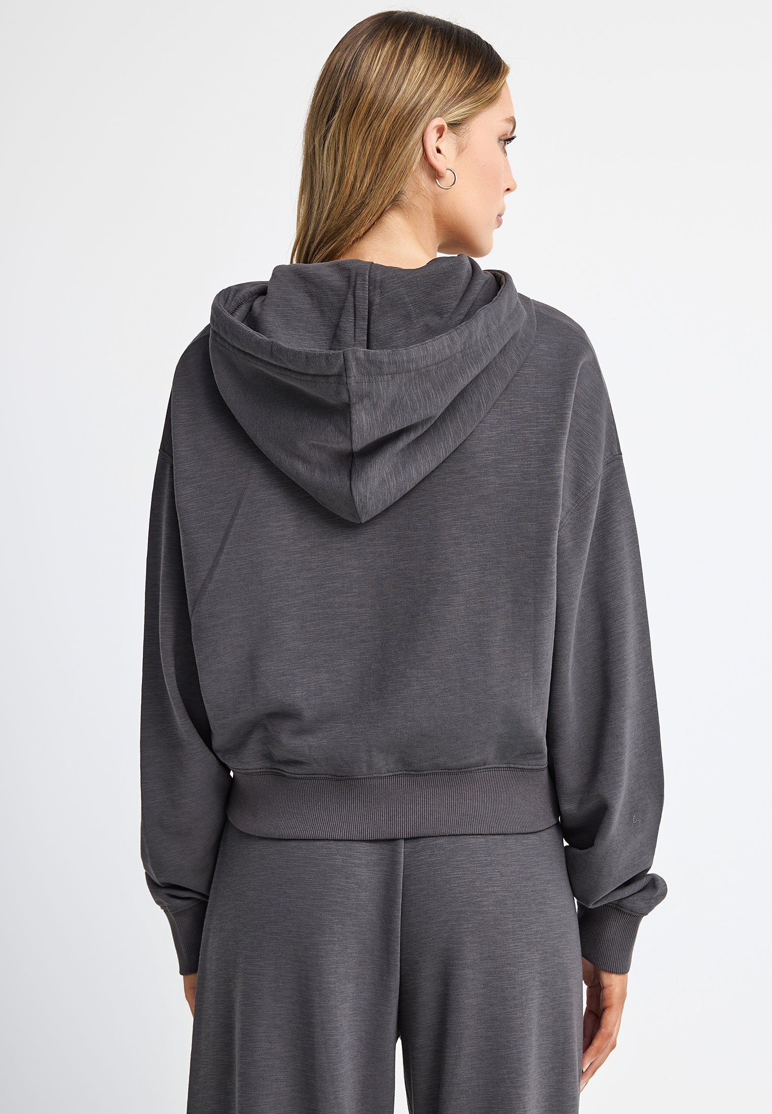 Women's Hoodies & Sweatshirts Funky Buddha Gray