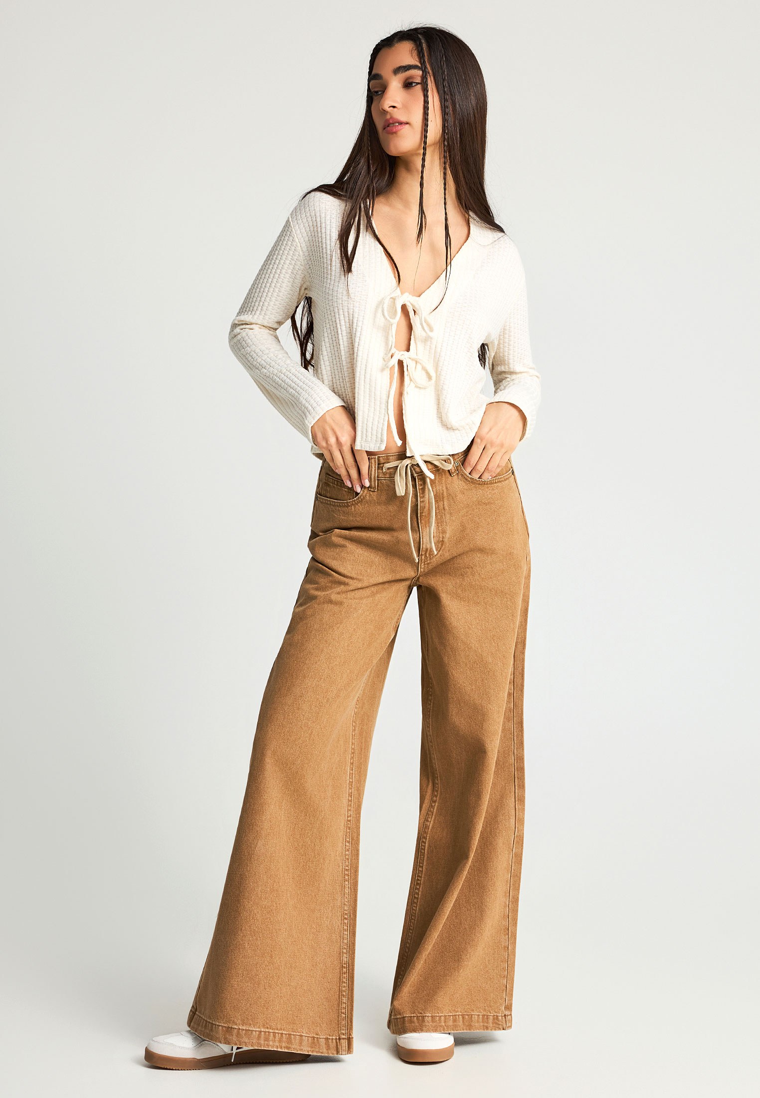 Women's Knitwear Funky Buddha White