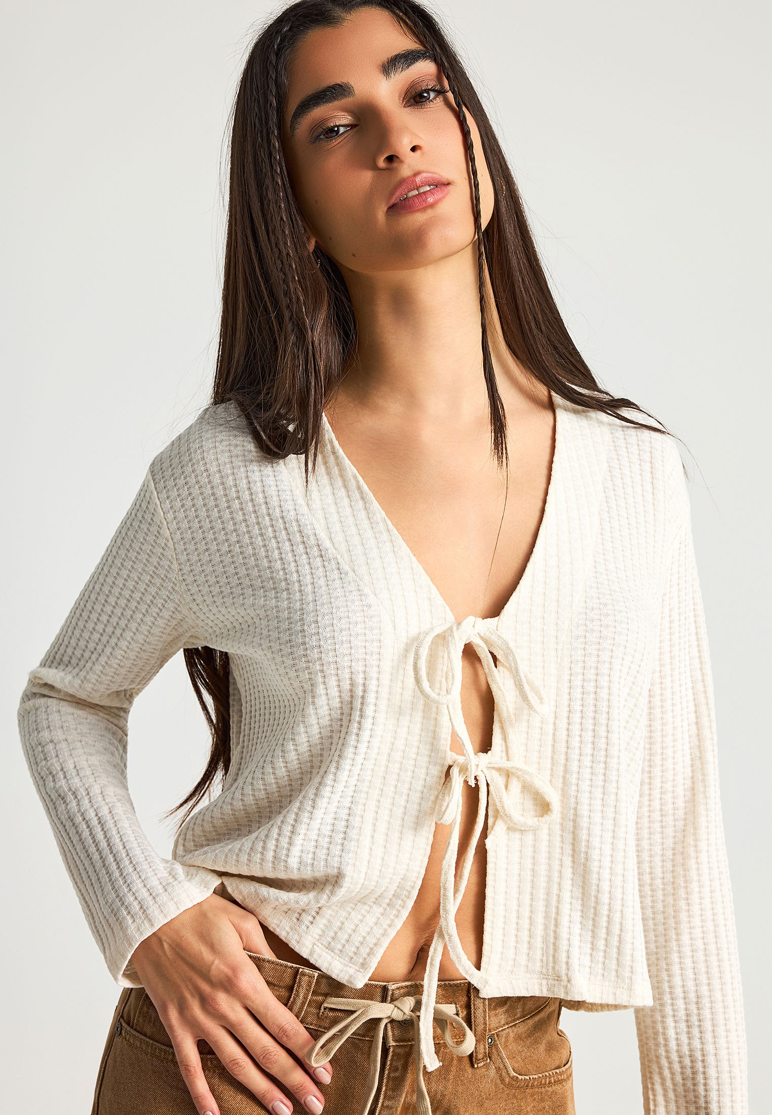 Women's Knitwear Funky Buddha White