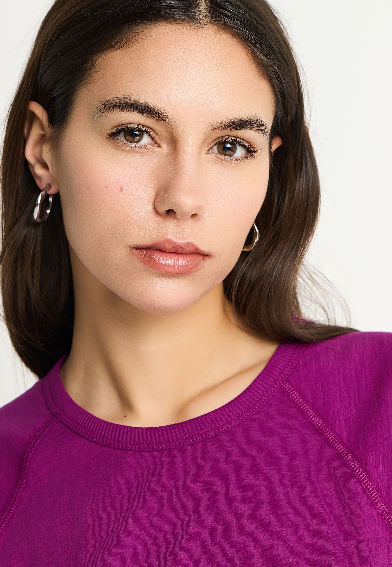 Women's T-Shirts Funky Buddha Purple