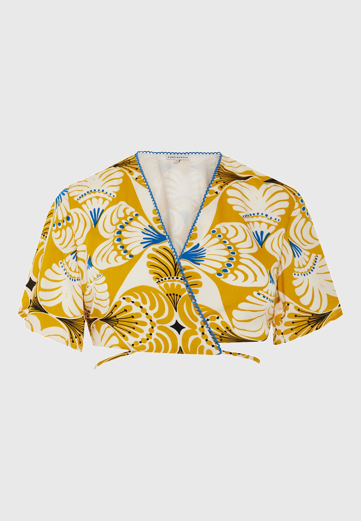 Γυναικείο κρουαζέ cropped τοπ