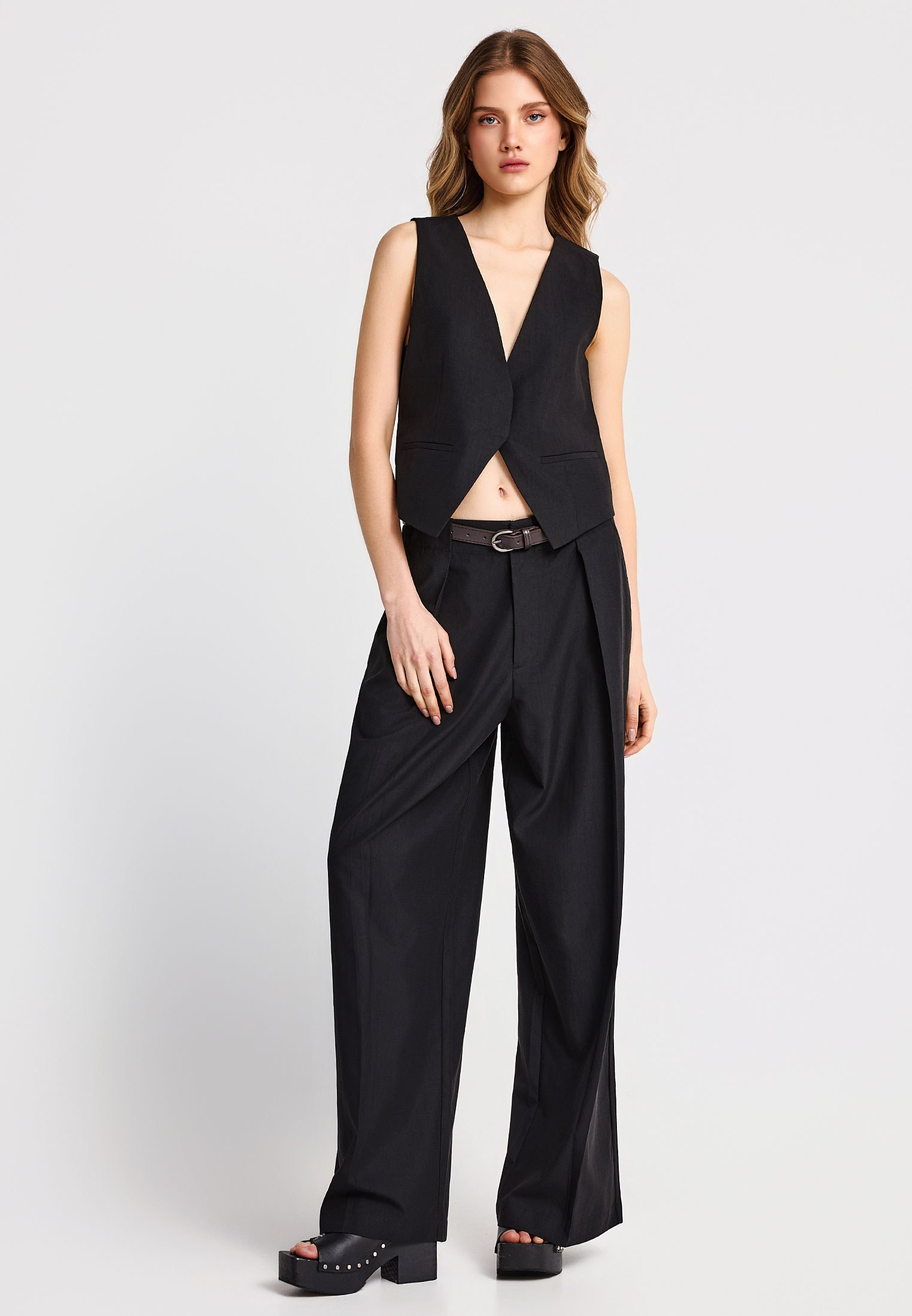 Women's Sleeveless Tops Funky Buddha Black