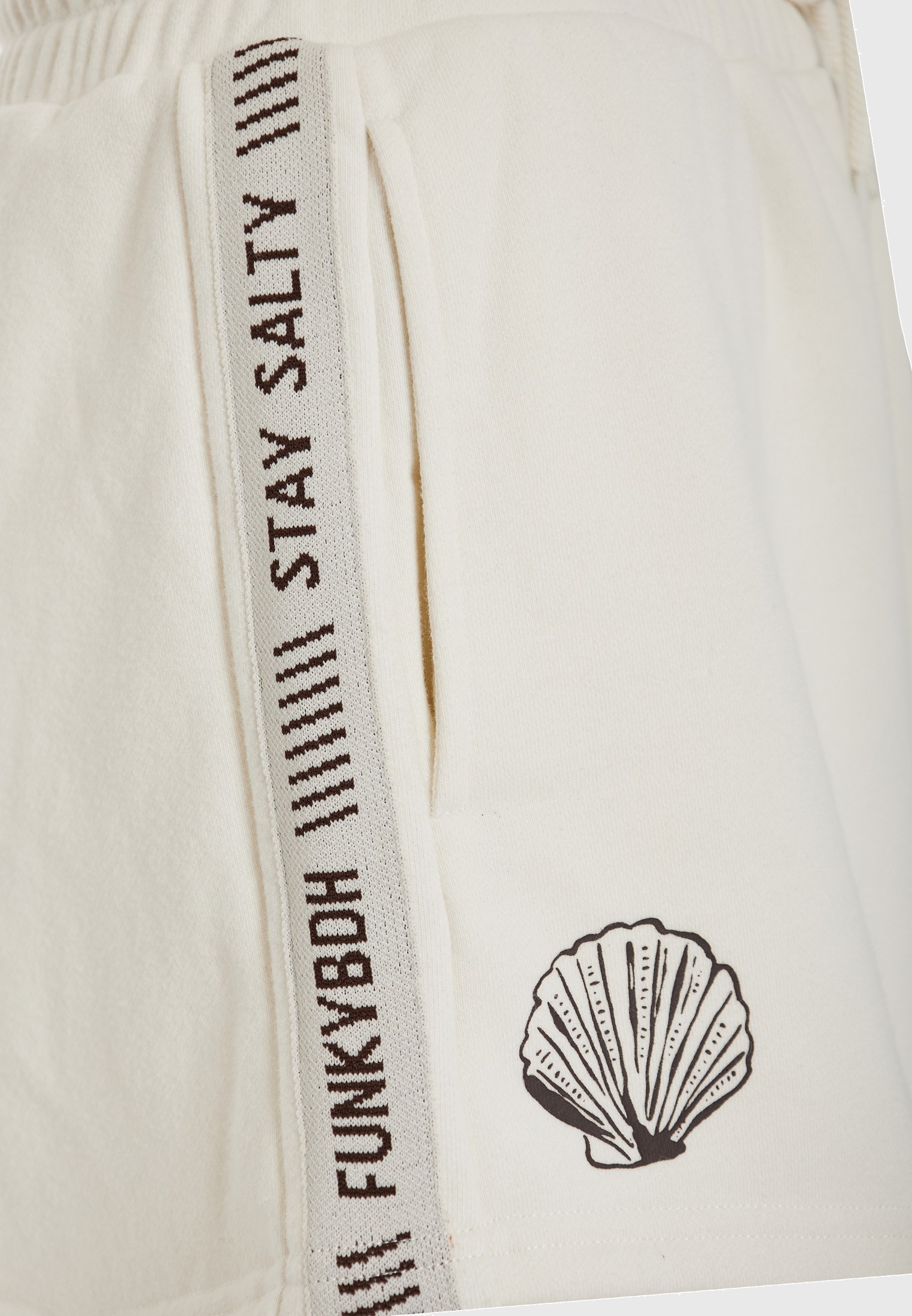 Women's Shorts Funky Buddha White