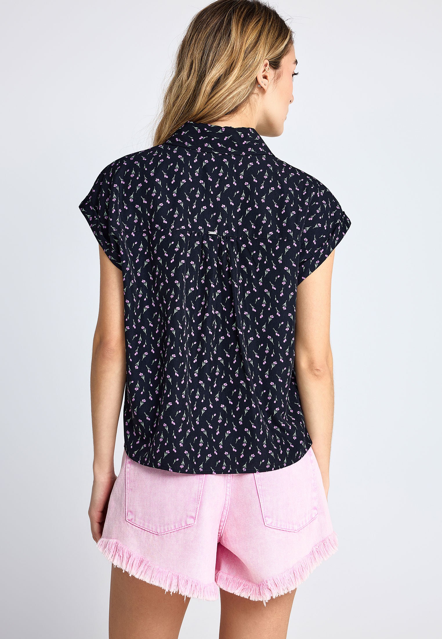 Women's Shirts Funky Buddha Navy