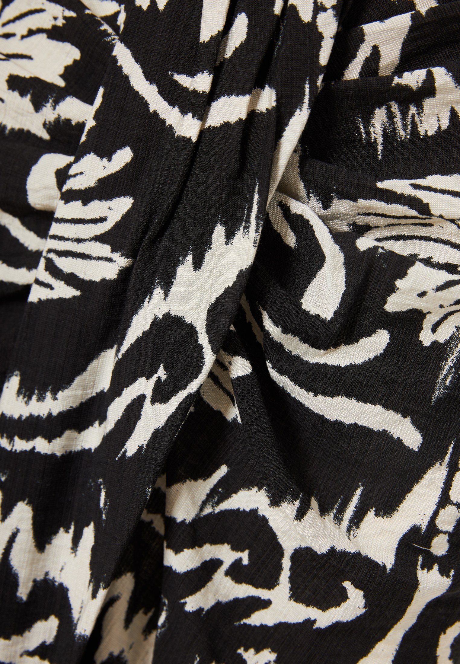 All over printed midi φούστα με άνοιγμα