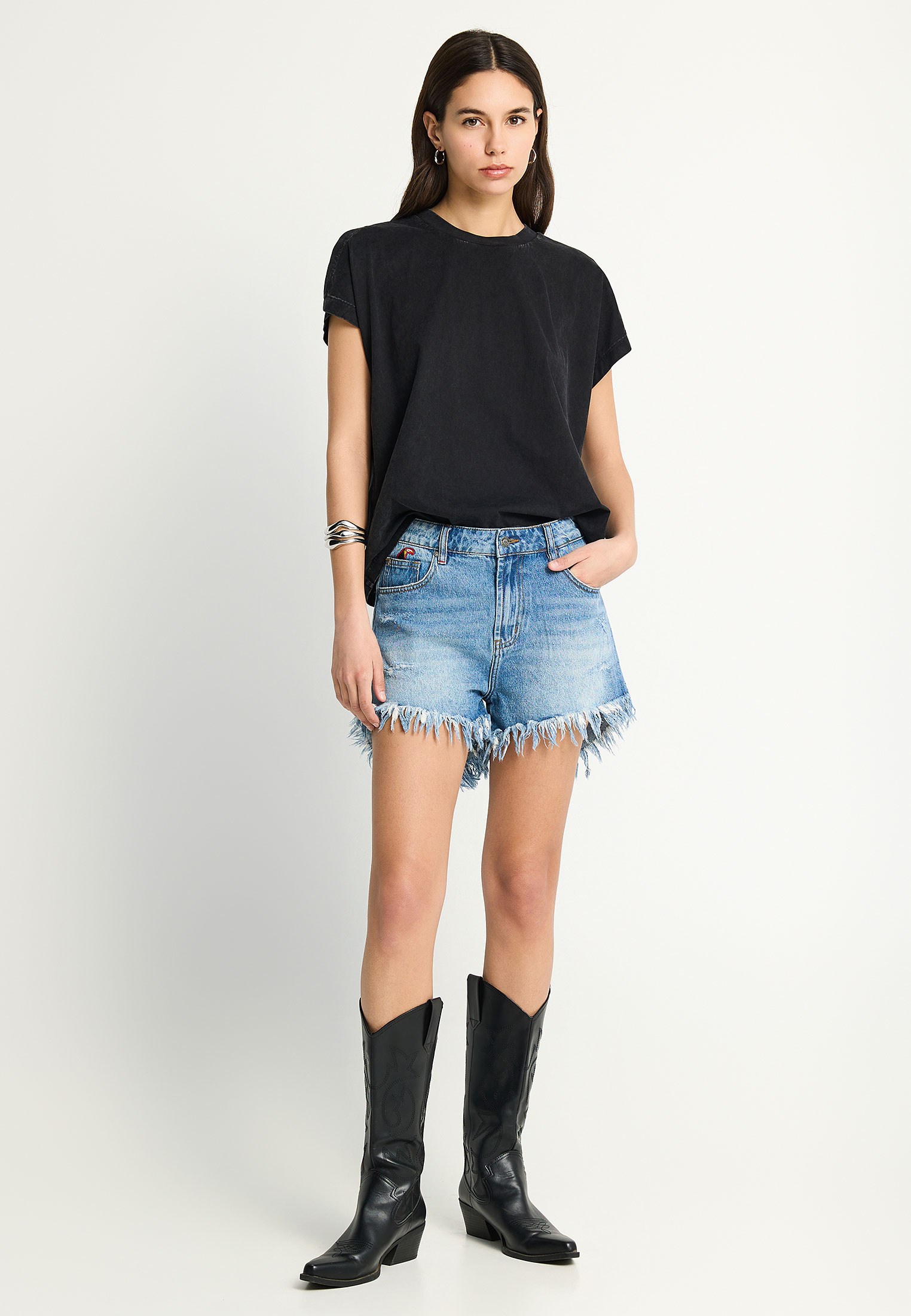 Women's T-Shirts Funky Buddha Black