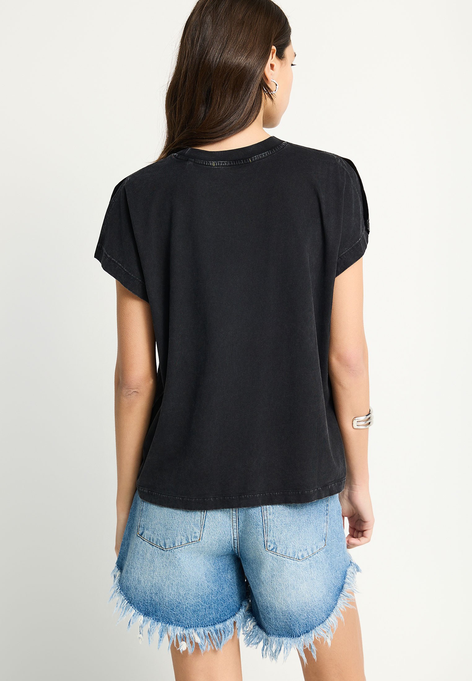 Women's T-Shirts Funky Buddha Black