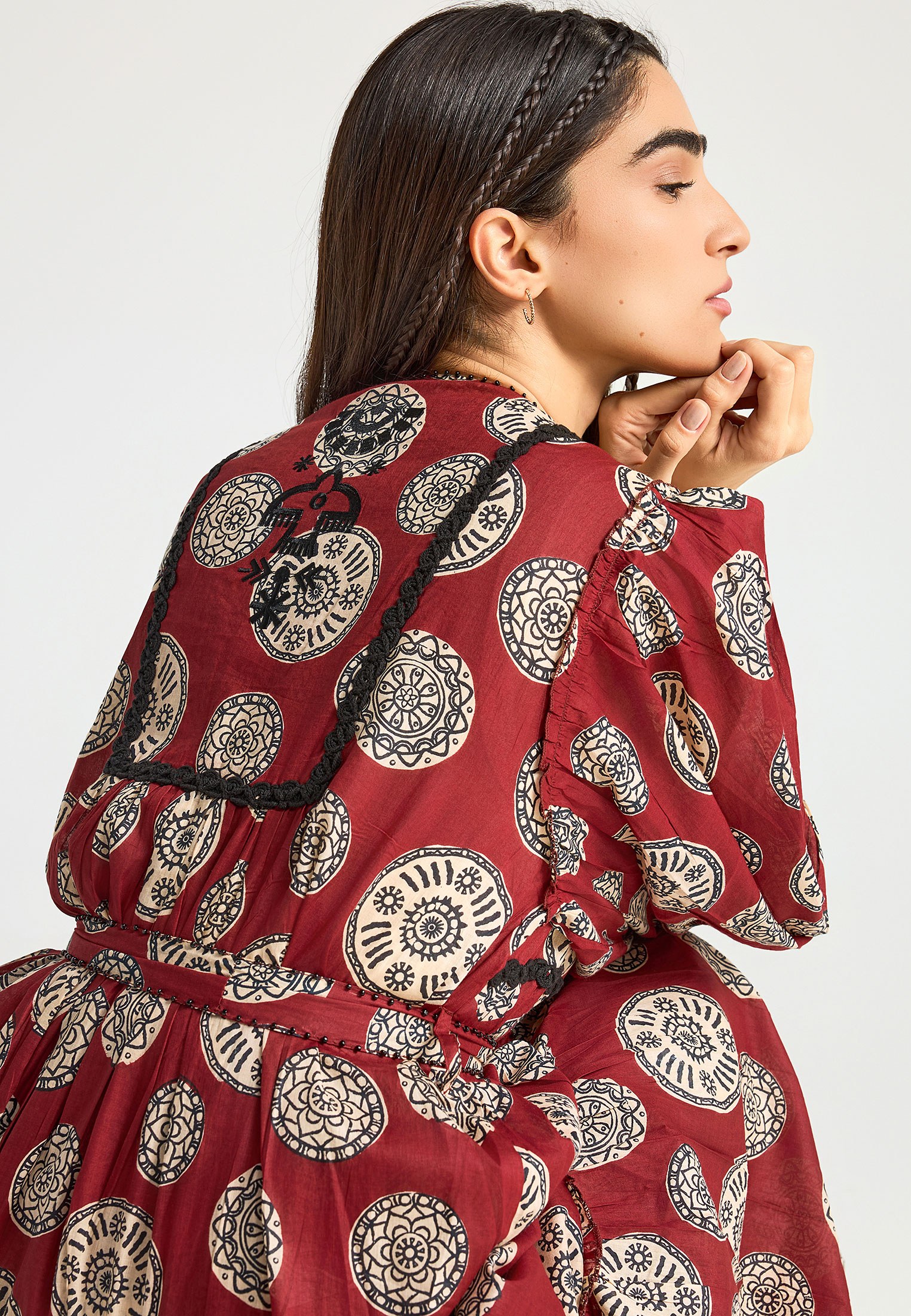 Women's Kimonos Funky Buddha Brown