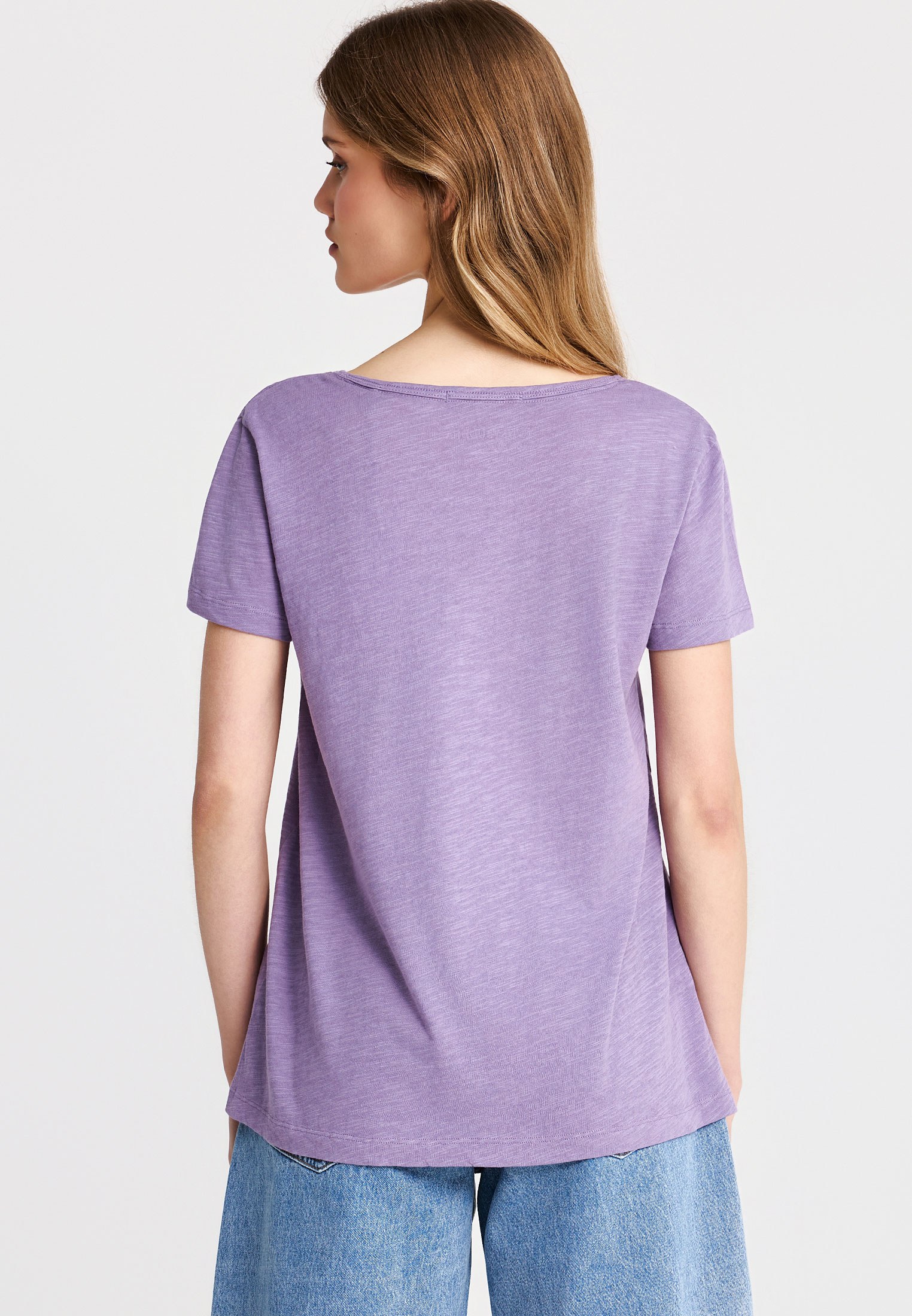 Women's T-Shirts Funky Buddha Purple