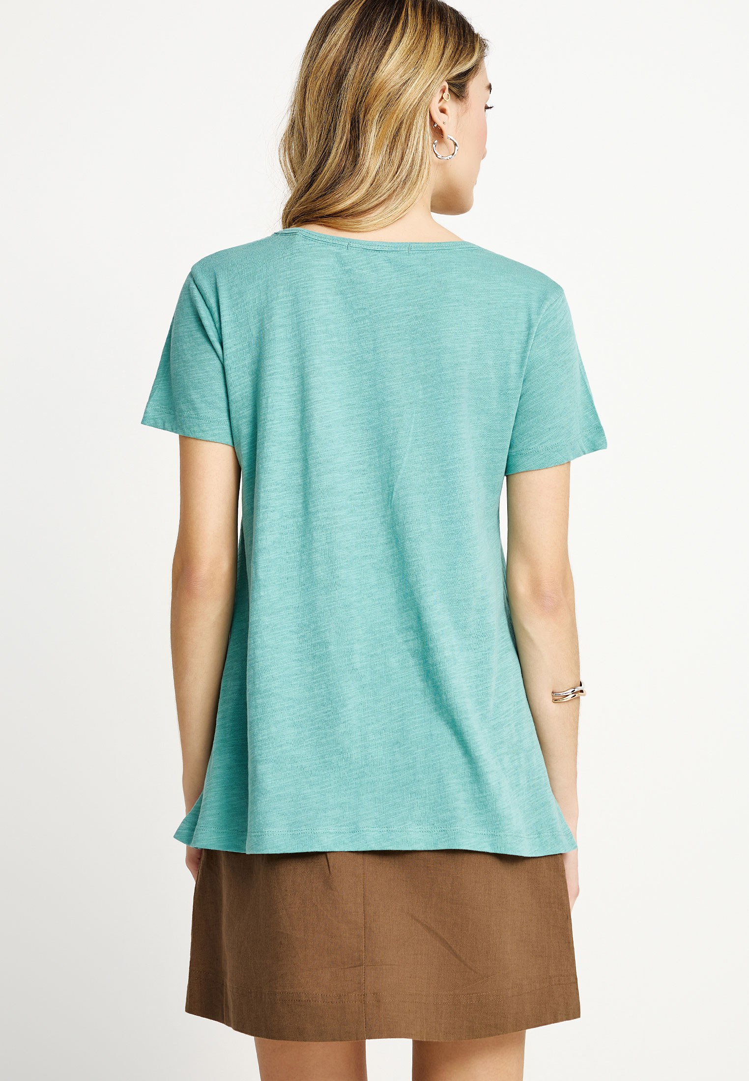 Women's T-Shirts Funky Buddha Green