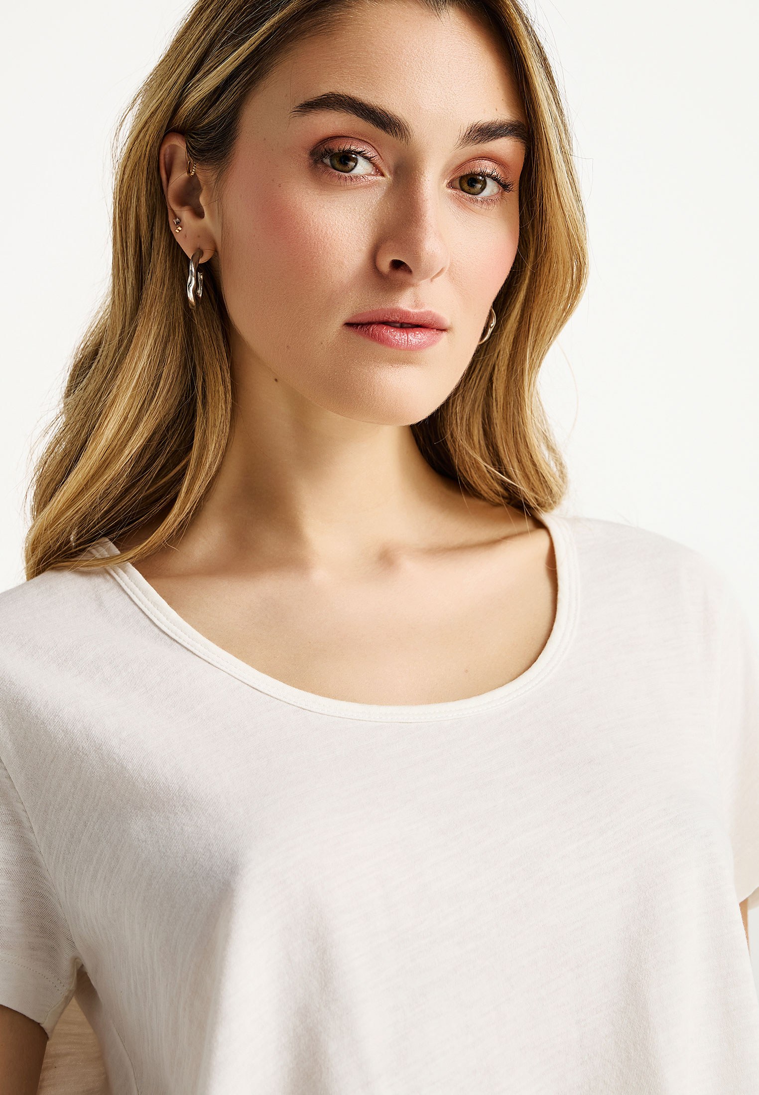 Women's T-Shirts Funky Buddha White