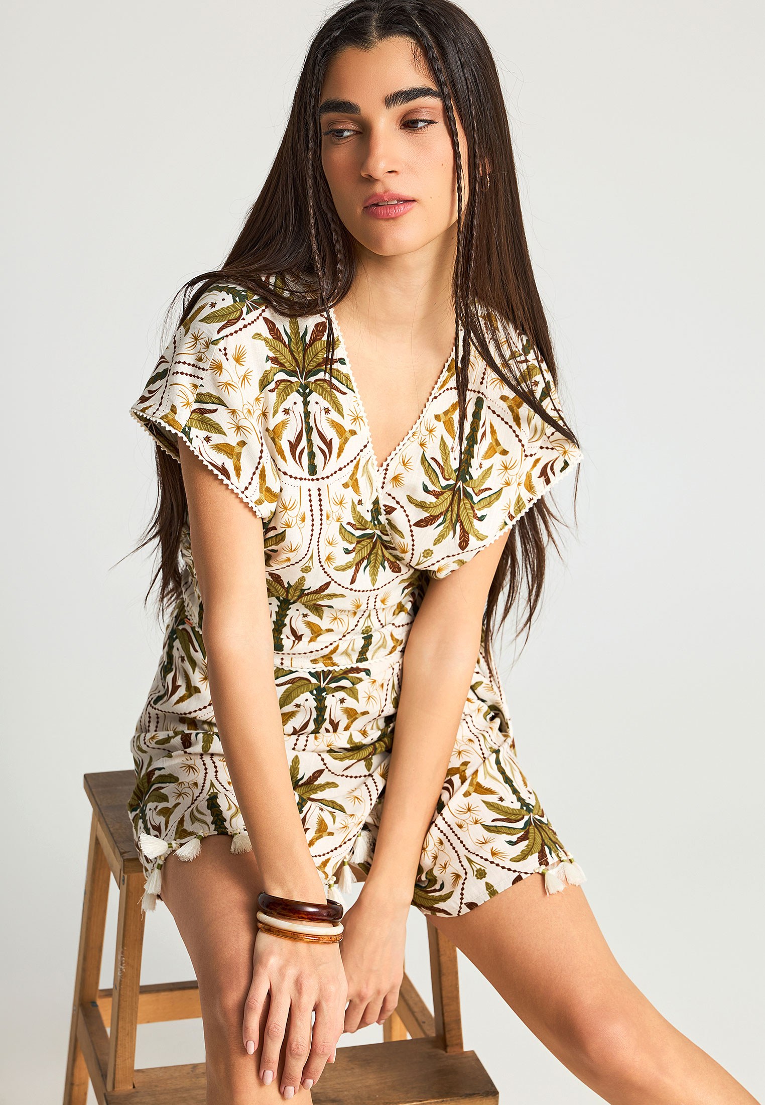 Women's Mini Skirts Funky Buddha Olive