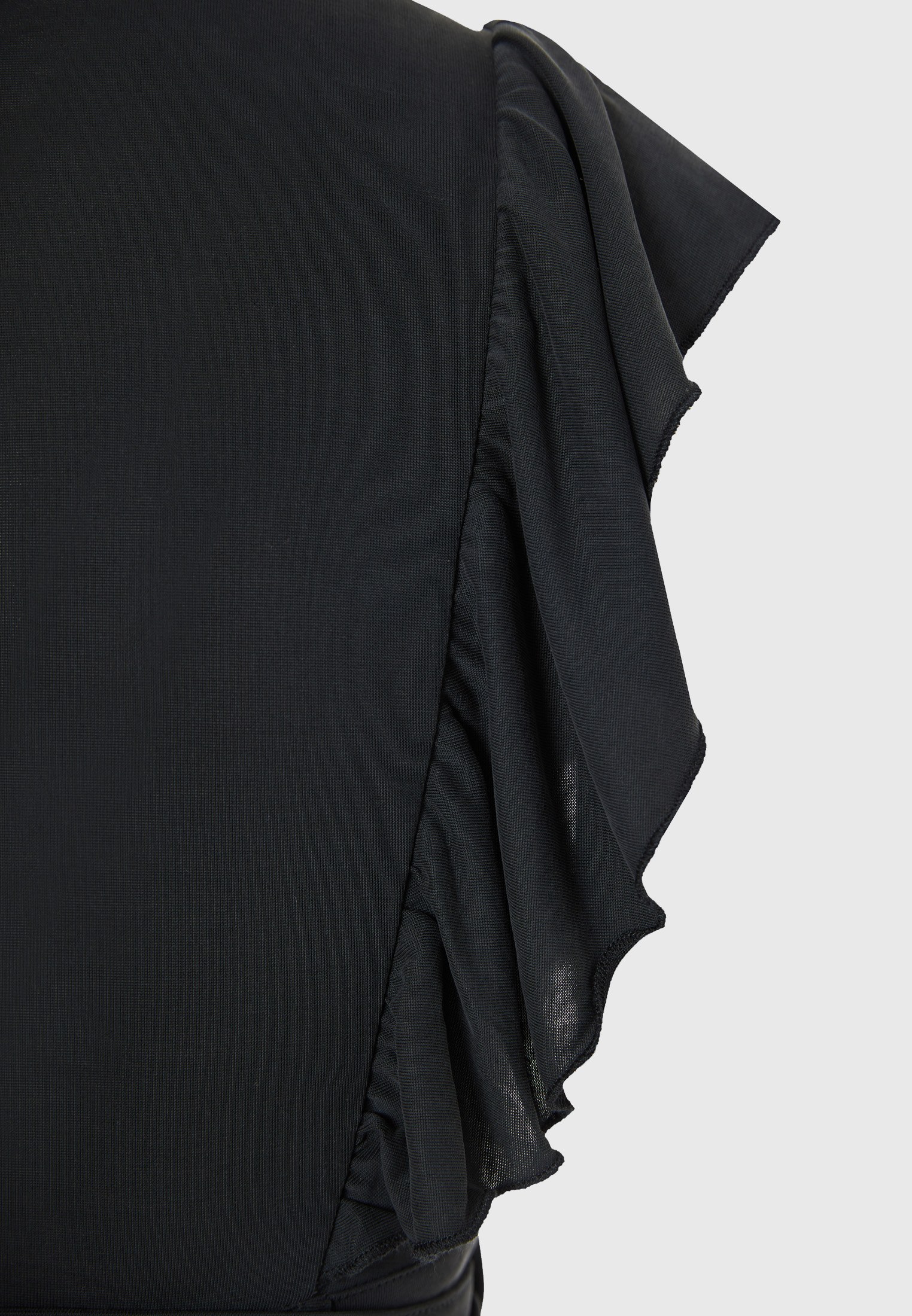 Γυναικείο μονόχρωμο cropped top