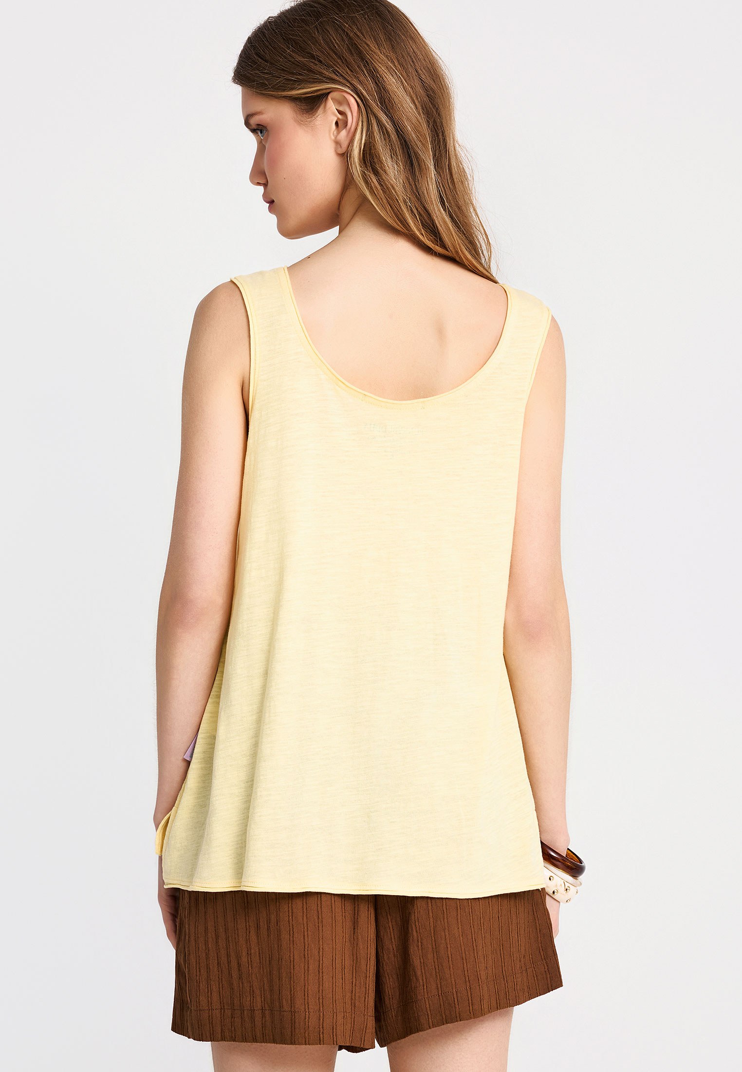 Women's Tops Funky Buddha Yellow