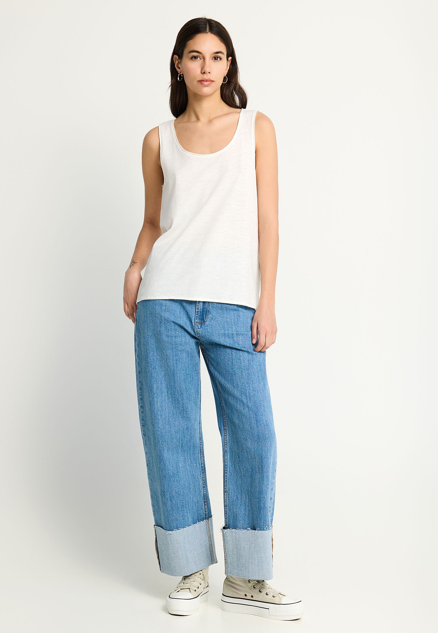 Women's Tops Funky Buddha White