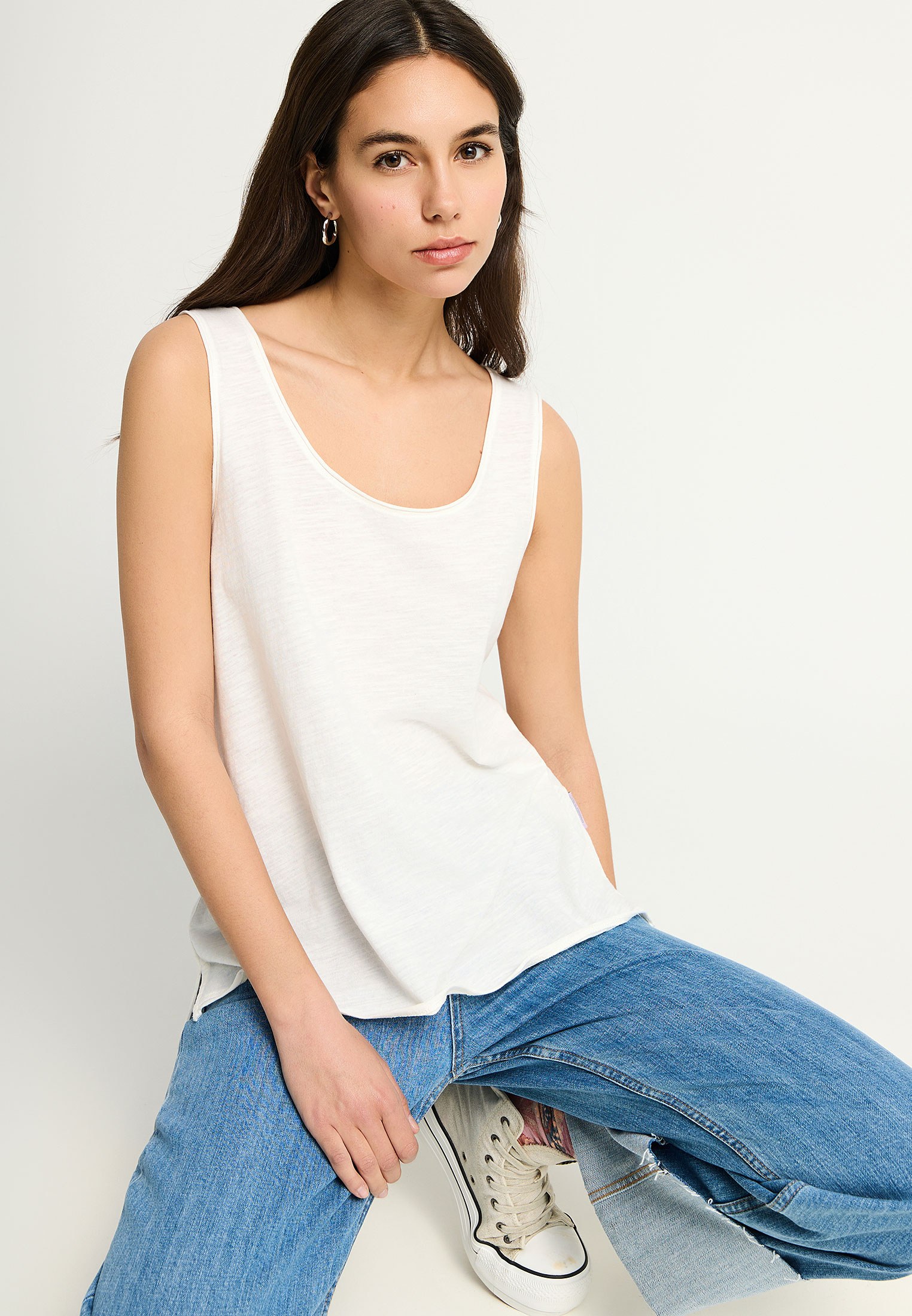 Women's Tops Funky Buddha White